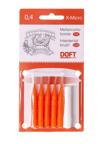 0.4mm Fixed Head Dental Brushes & Cap -1