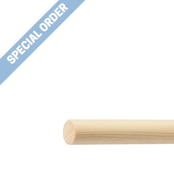 16 x 1830mm (5/8''x 72'') Plain Beech Dowel Rods -1