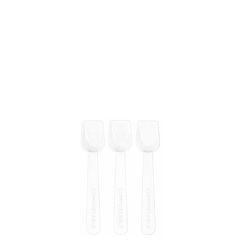 94mm Clear Compostable Spoons -1
