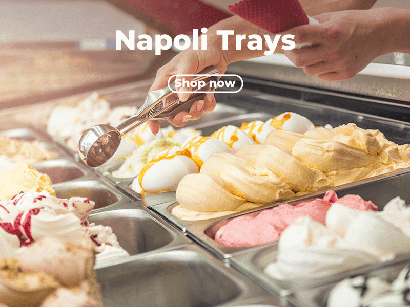 Napoli trays advertisement banner