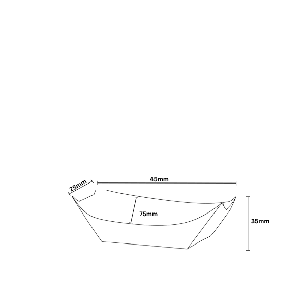 110mm Canape Boats (3)