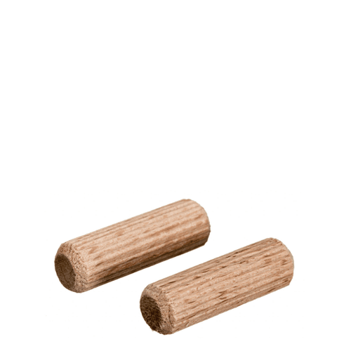 Hardwood Multi-Grooved Chamfered Dowels (Metric Diameter)