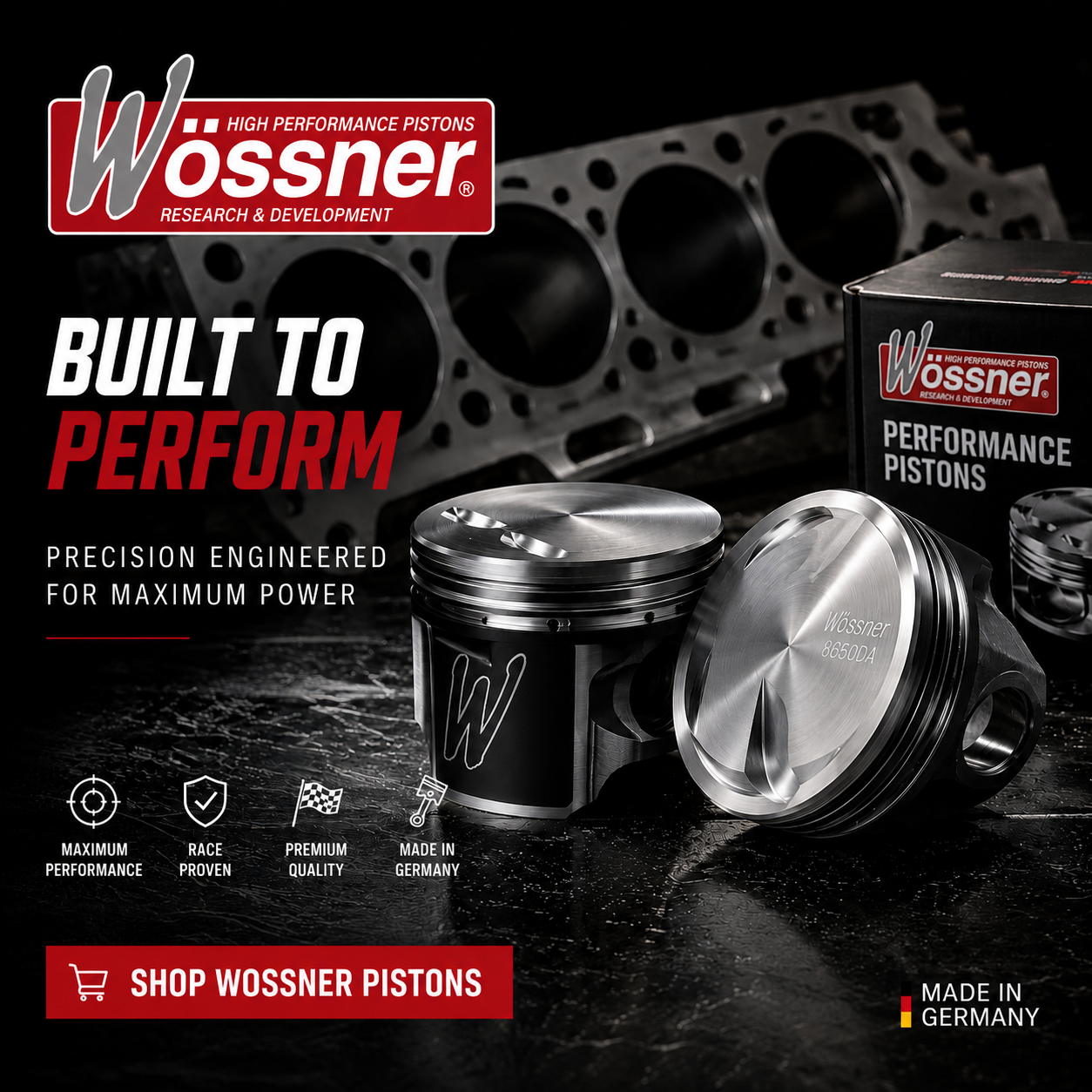 Wossner Forged Pistons For Road And Motorsport
