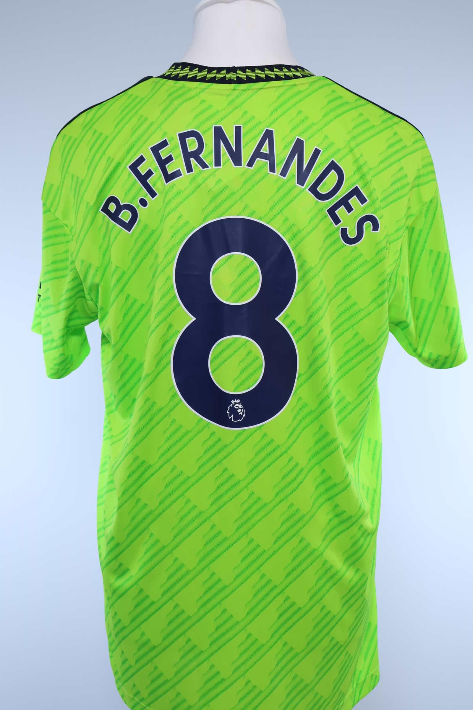 Manchester United 2022/23 B. Fernandes #8 Third Shirt - LAuthentic Original Football Shirt
