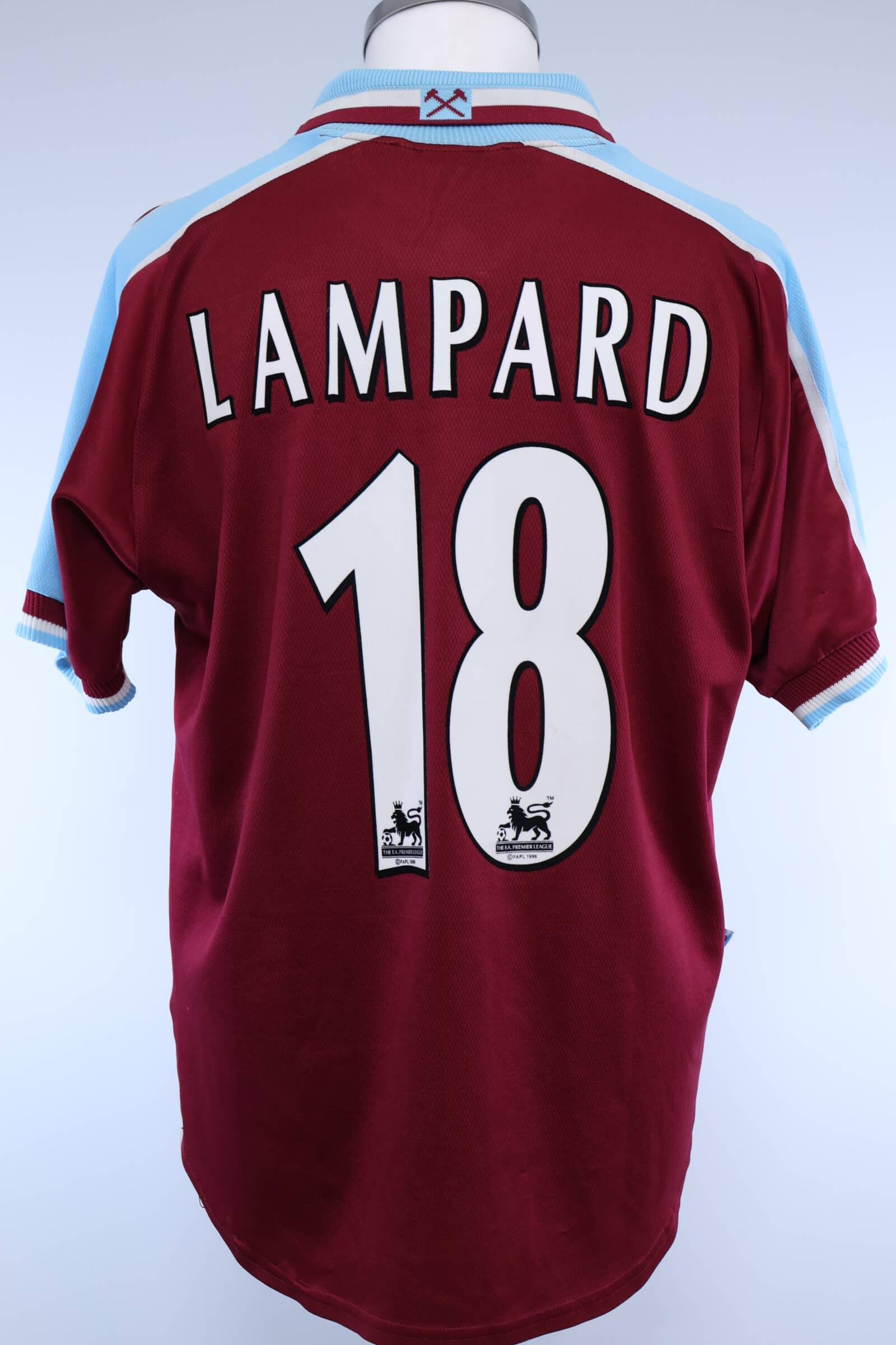West Ham United 1999/01 Lampard #18 Home Shirt - XLAuthentic Original Football Shirt