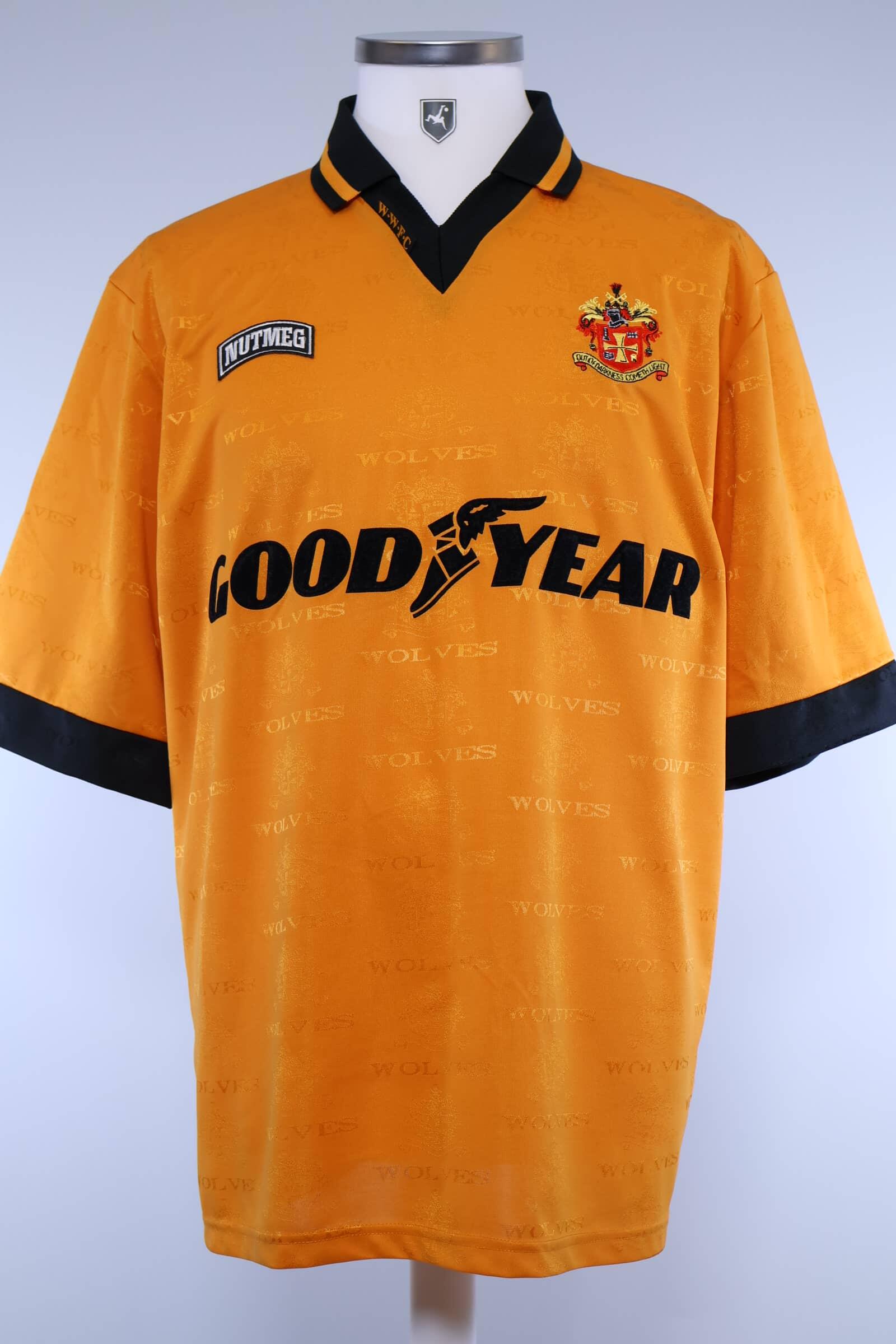 Wolverhampton Wanderes F.C 1995/96 Home Shirt - LAuthentic Original Football Shirt