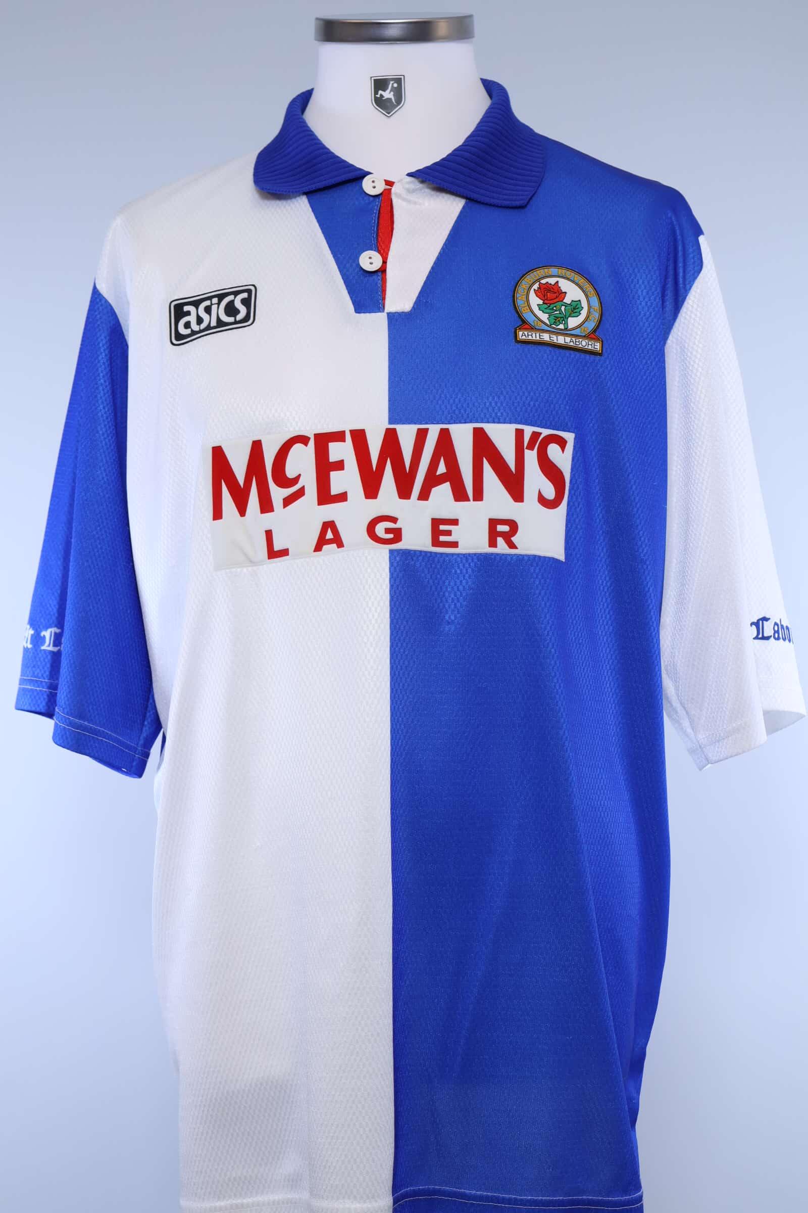 Blackburn Rovers 1994/96 Shearer #9 Home Shirt - XL Authenic Original Football Shirt