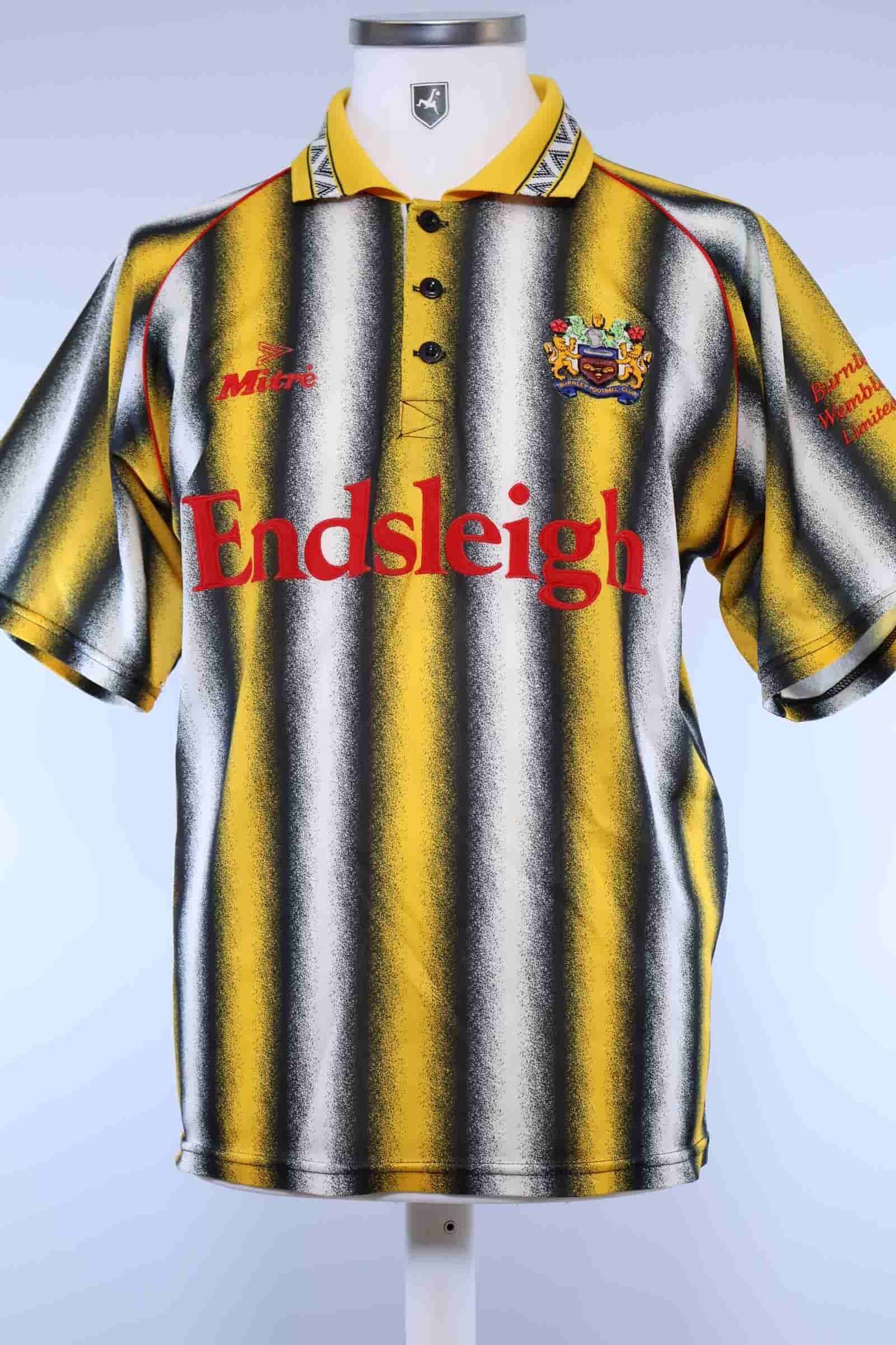 Burnley F.C 1993/94 Away Shirt - MAuthentic Original Football Shirt