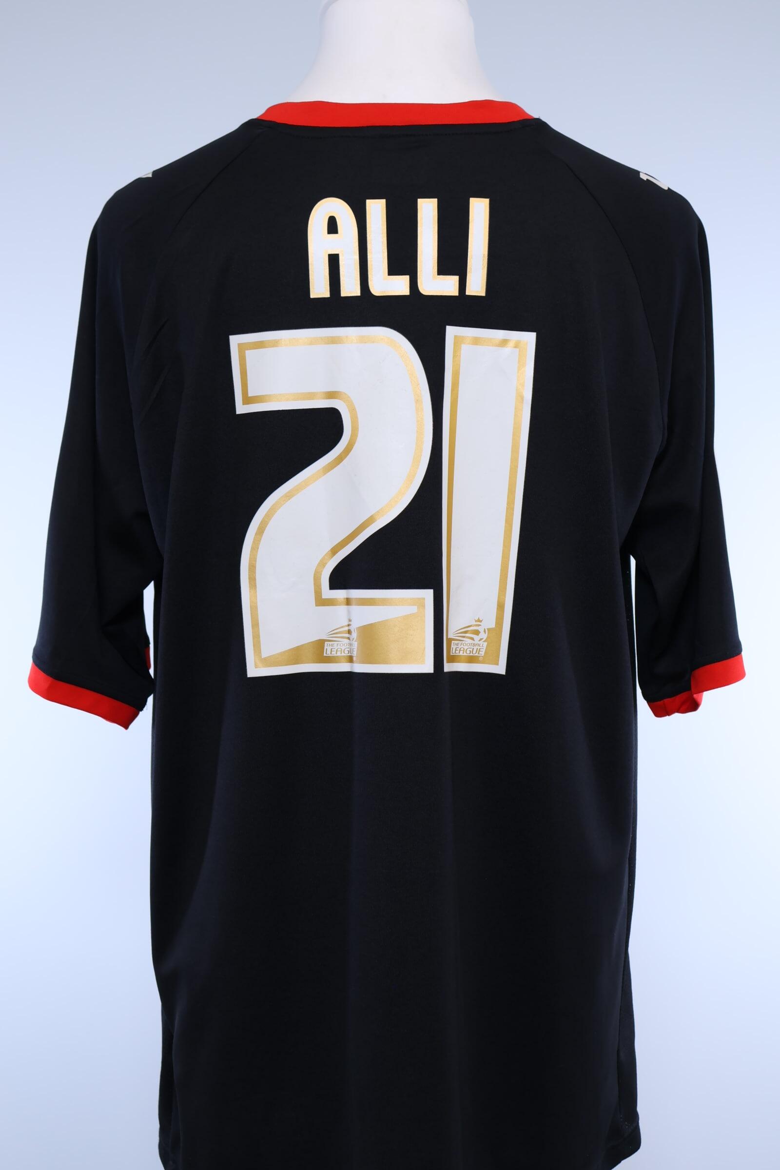 Mk Dons 2012/13 Alli #21 Third Shirt - Debute Season - XLAuthentic Original Football Shirt
