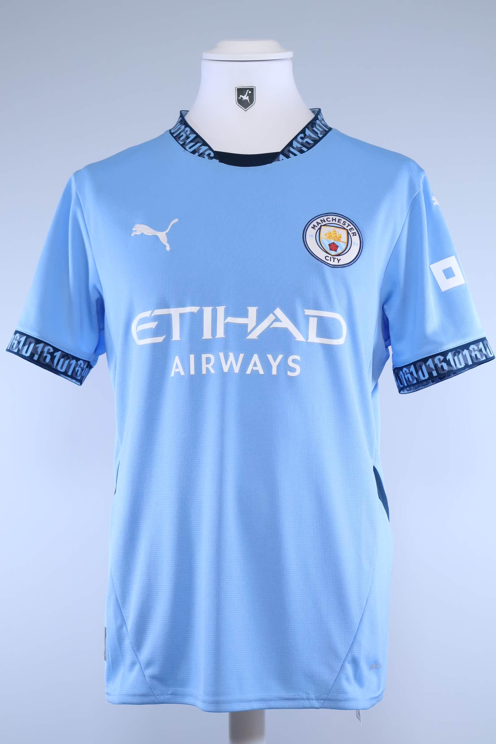 Manchester City 2024/25 De Bruyne #17 Home Shirt - M Authenic Original Football Shirt