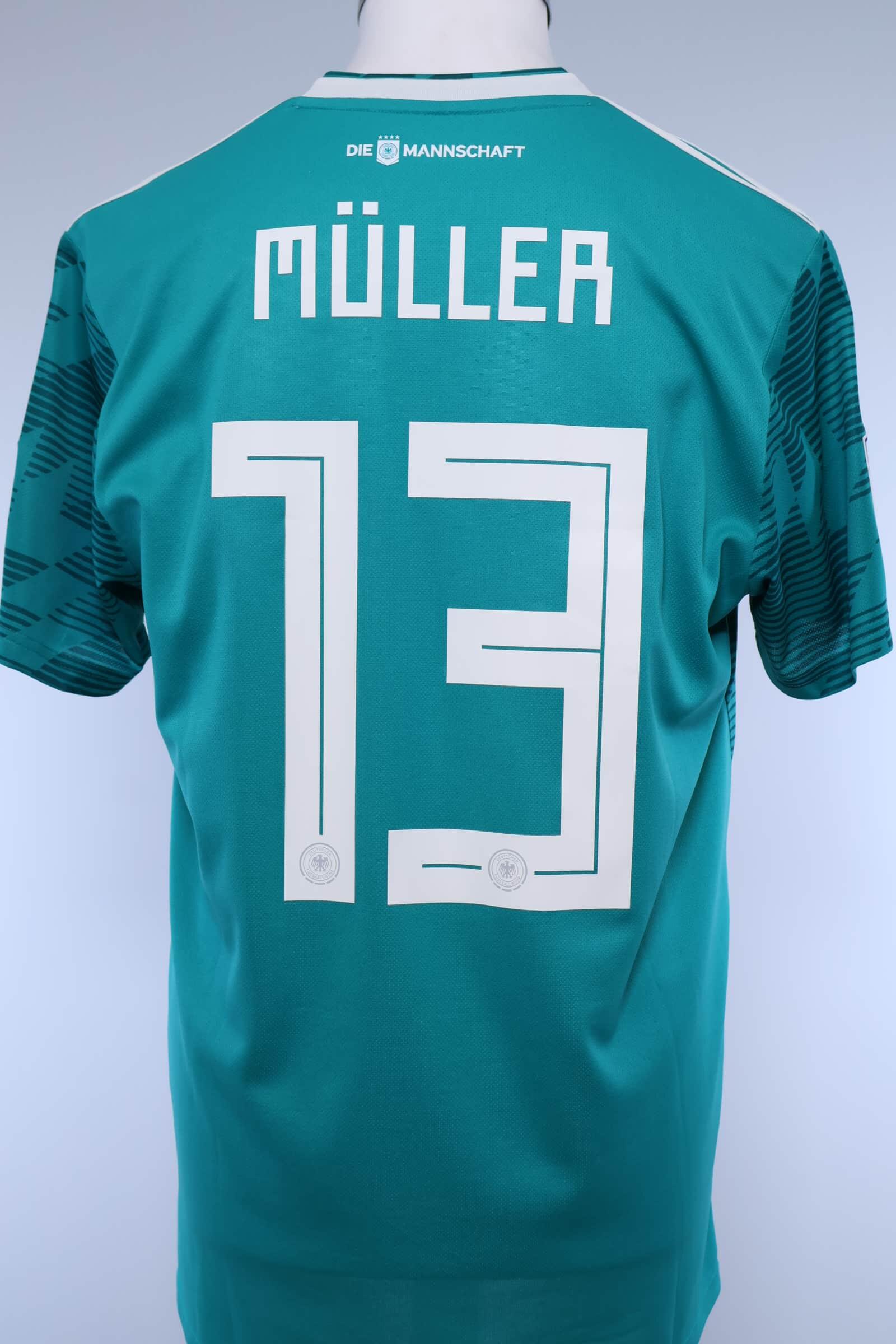 Germany 2018/19 Müller #13 Away Shirt - L Authenic Original Football Shirt