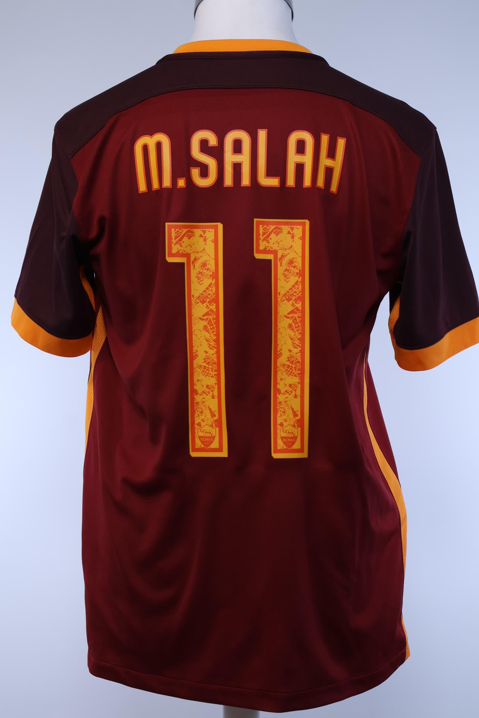 As Roma 2015/16 M. Salah #11 Home Shirt - MAuthentic Original Football Shirt