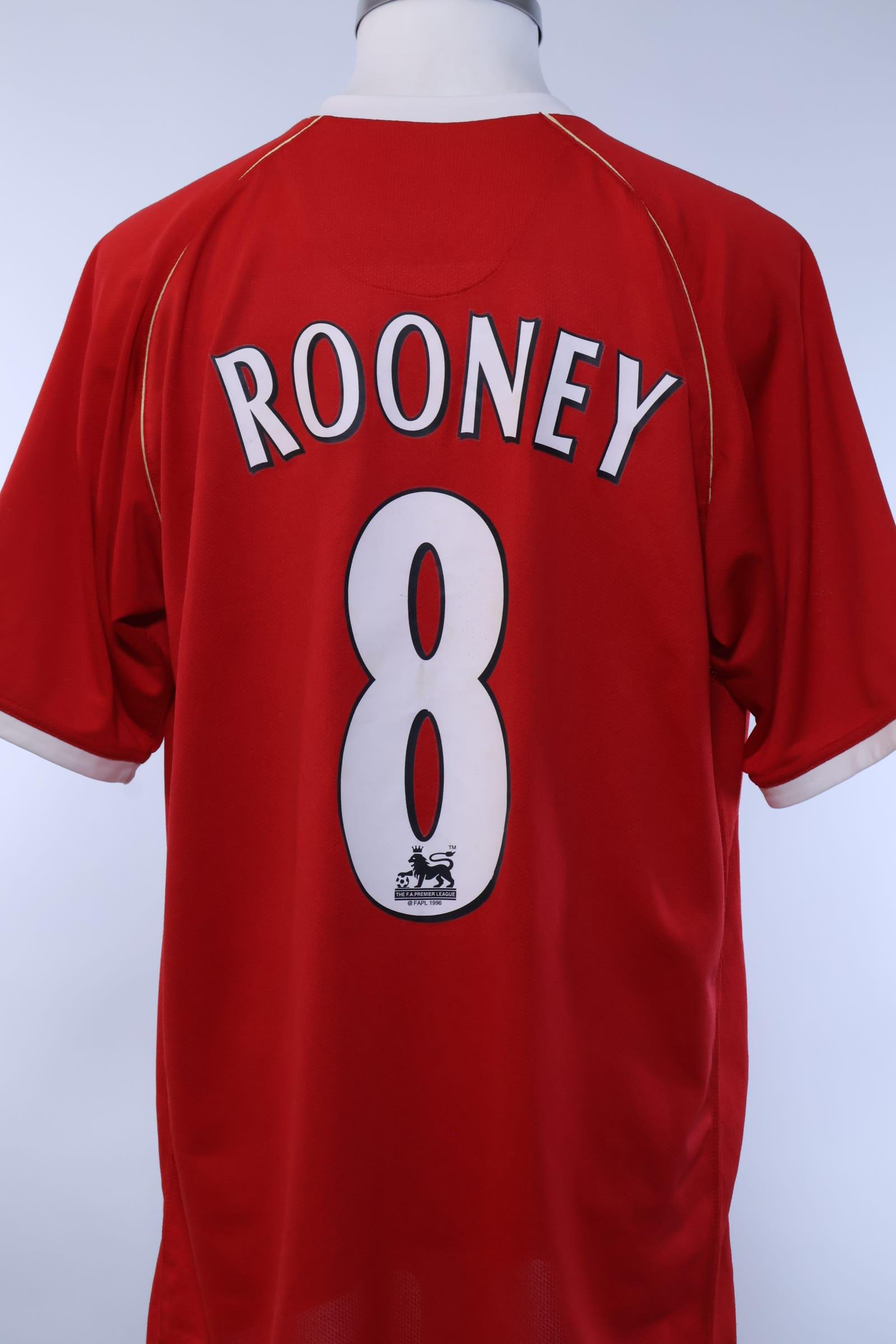 Manchester United 2006/07 Rooney #8 Home Shirt - XLAuthentic Original Football Shirt