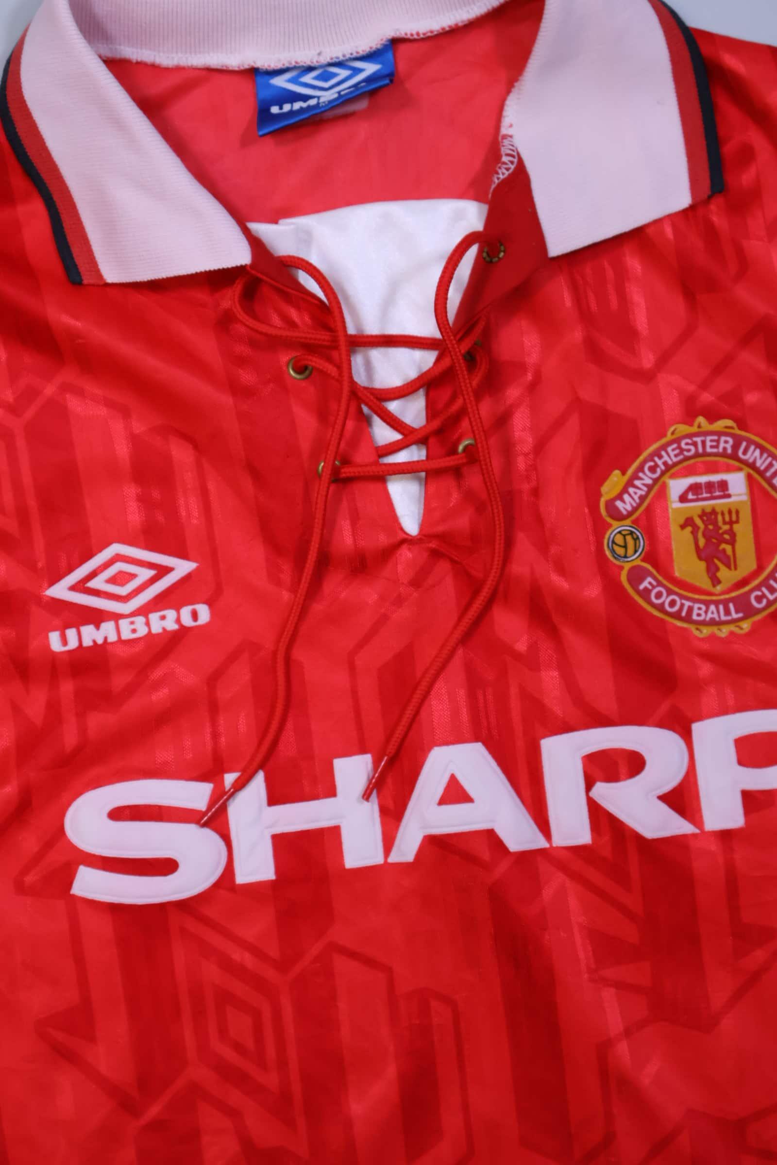 Manchester United 1992/94 Home Shirt - M Authenic Original Football Shirt