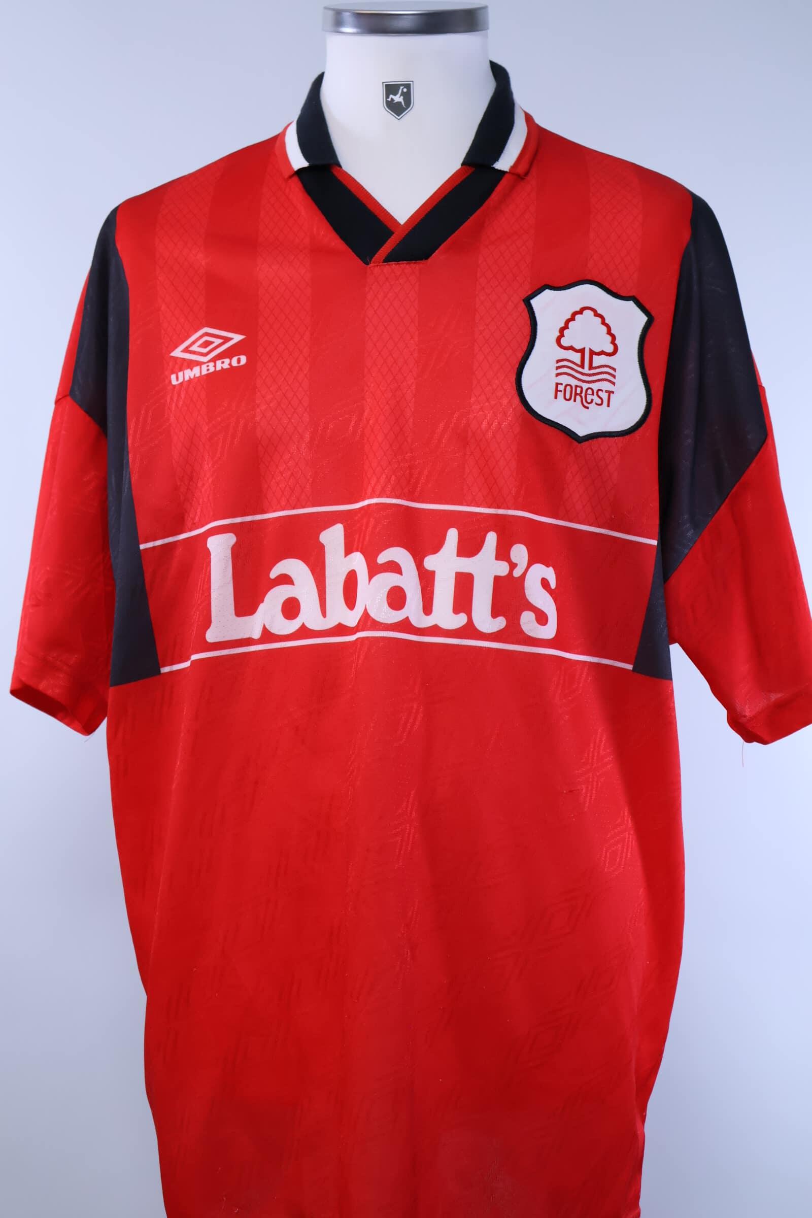 Nottingham Forest 1994/96 Home Shirt - XLAuthentic Original Football Shirt