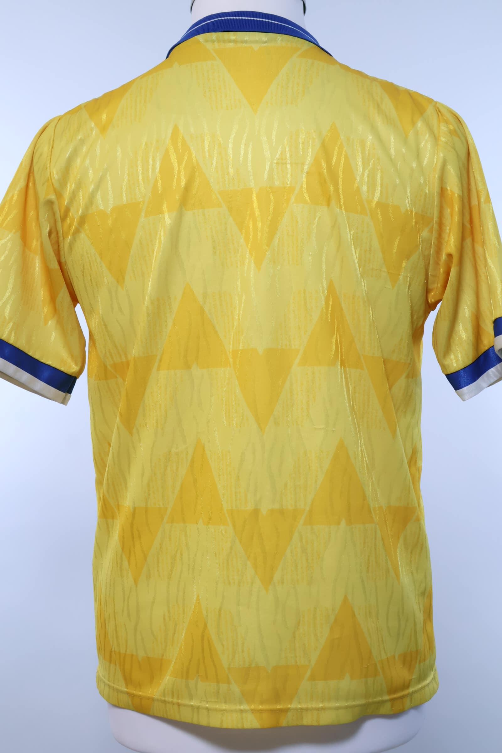 Leeds United 1989/90 Away Shirt - S Authenic Original Football Shirt