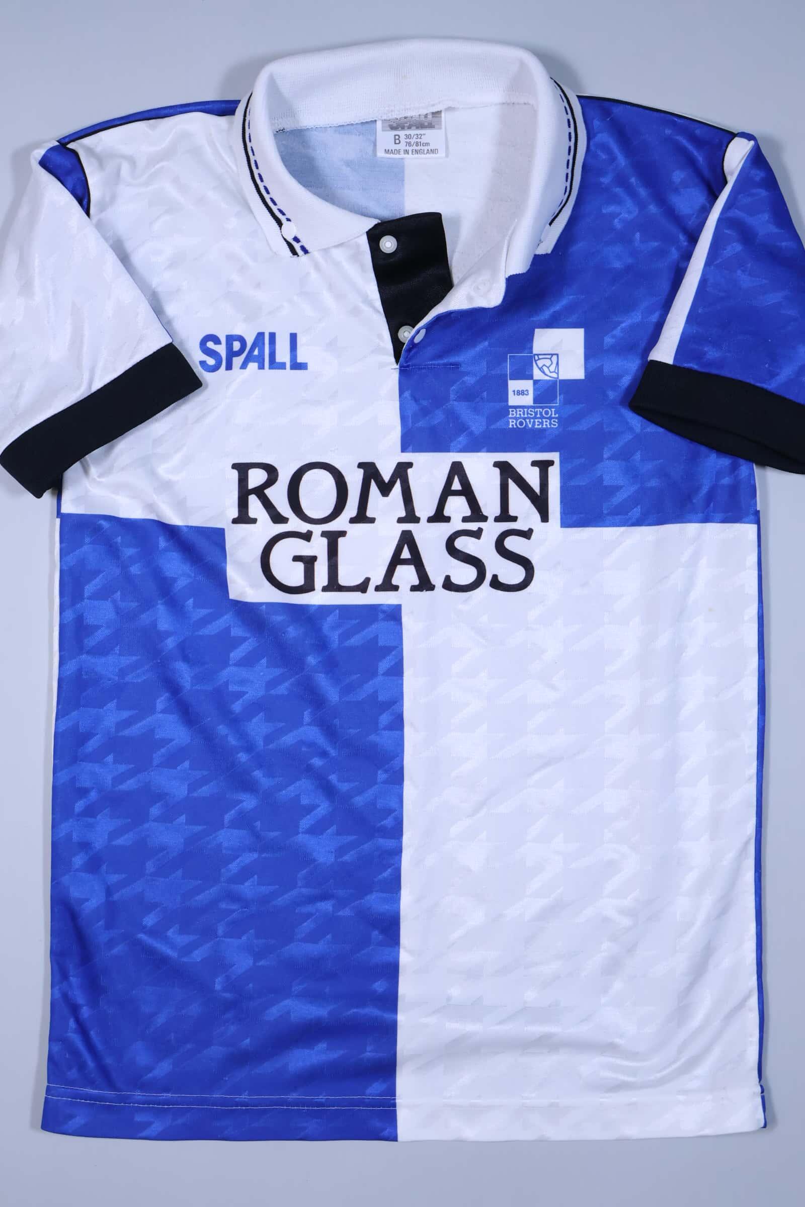 Bristol Rovers 1992/93 Home Shirt - 8YAuthentic Original Football Shirt