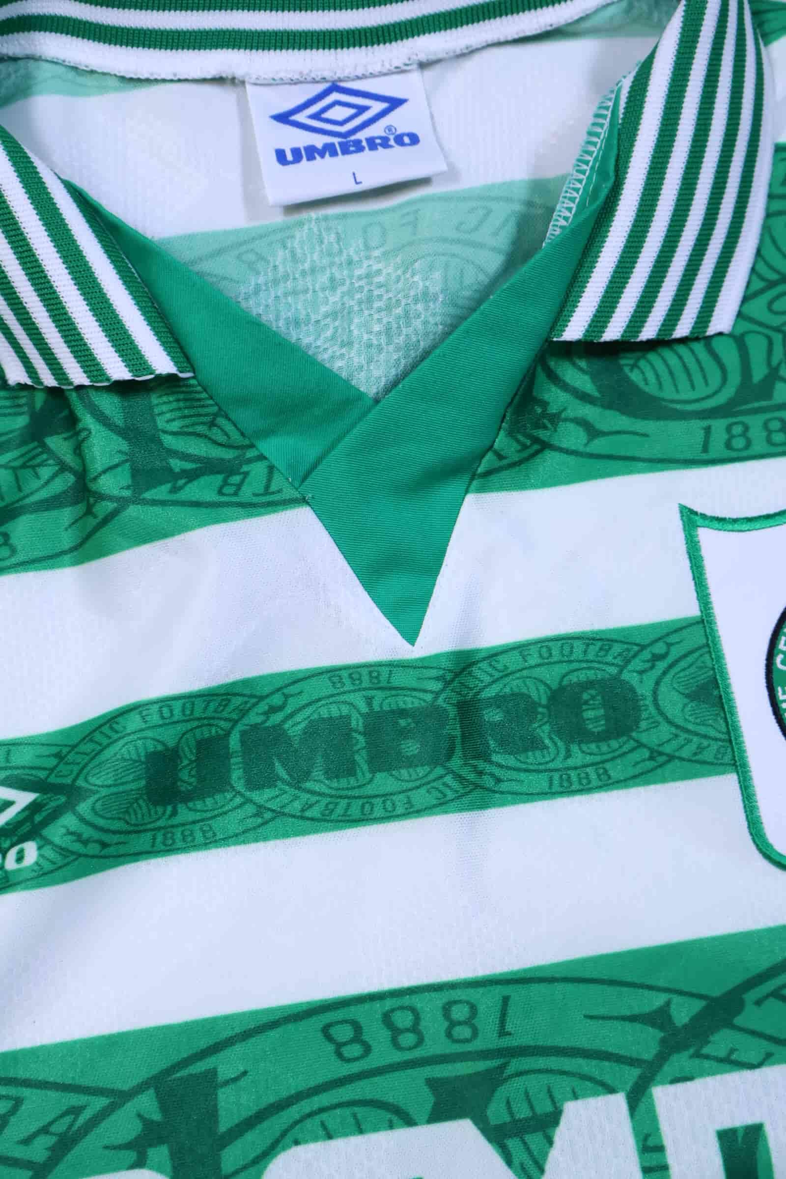 Celtic F.C 1995/97 Home Shirt - L Authenic Original Football Shirt