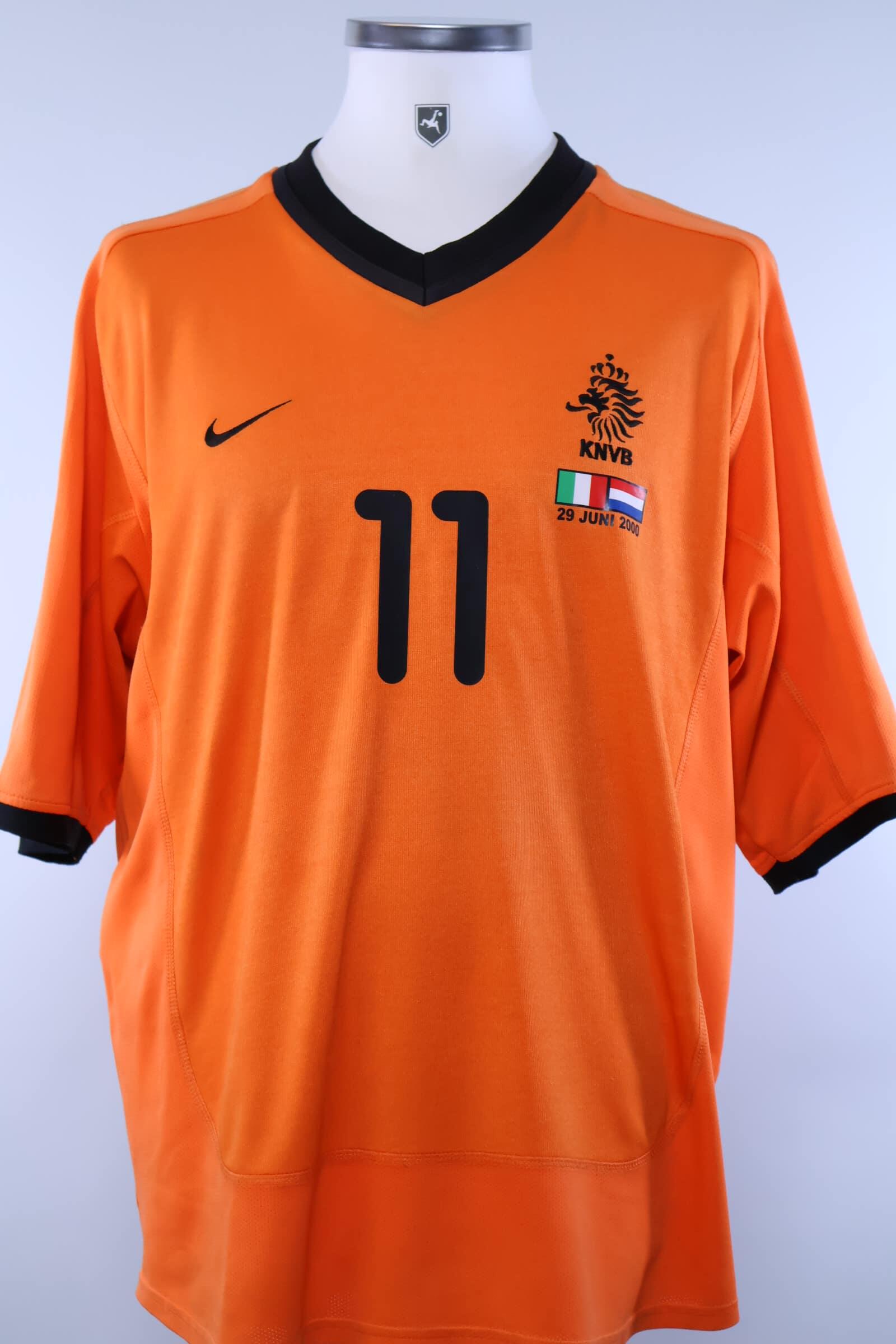 Netherlands 2000/02 Overmars #11 Home Shirt - XL Authenic Original Football Shirt
