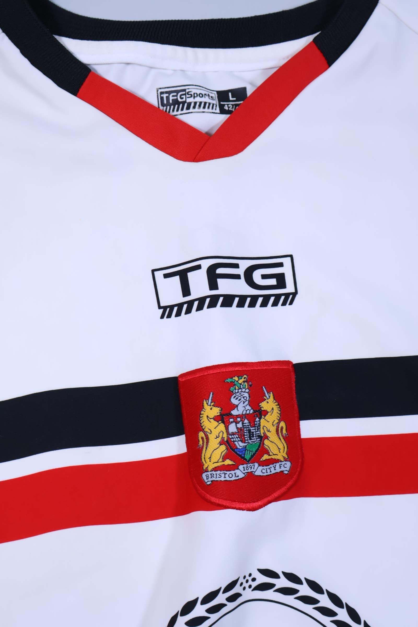 Bristol City F.C 2004/05 Away Pro Shirt - L Authenic Original Football Shirt