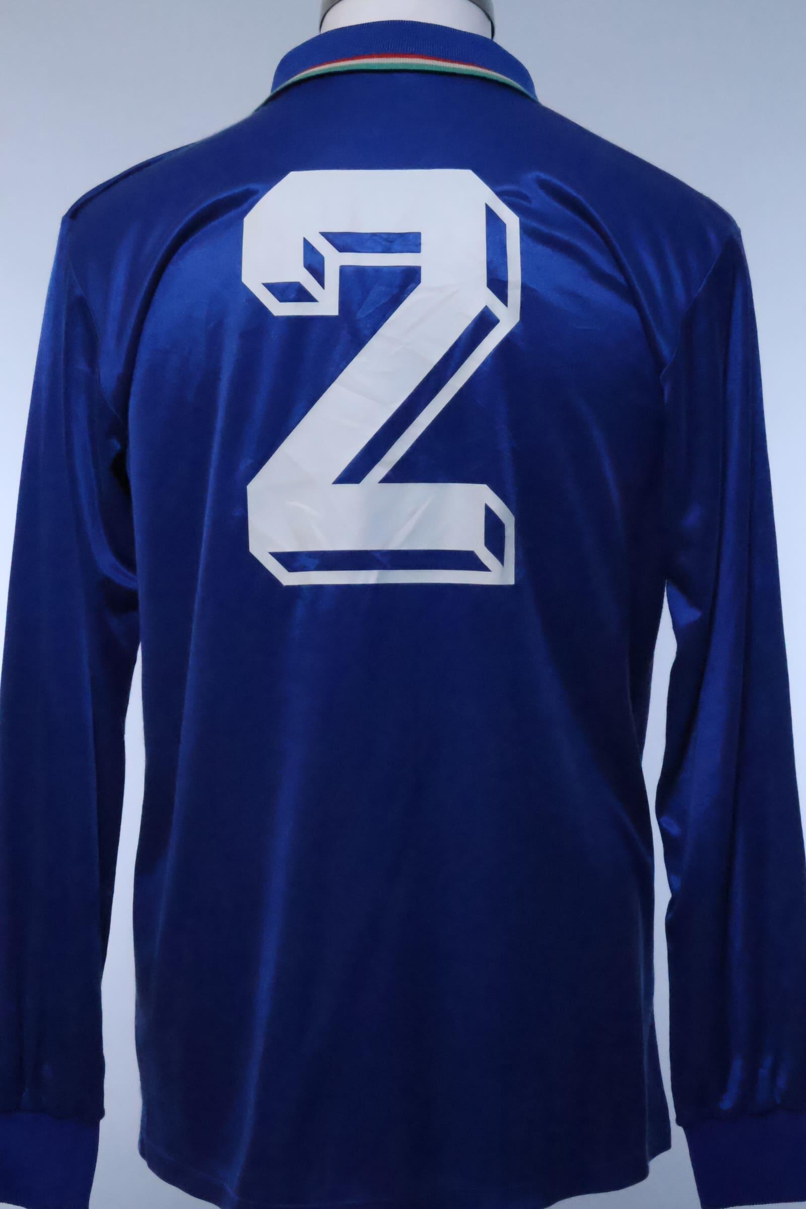 Italy 1986/88 #2 Home Shirt - L Authenic Original Football Shirt
