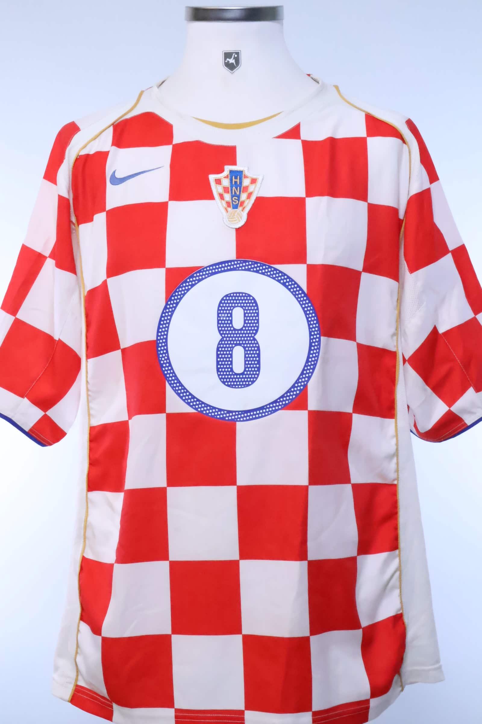 Croatia 2004/06 Srna #8 Home Shirt - XLAuthentic Original Football Shirt