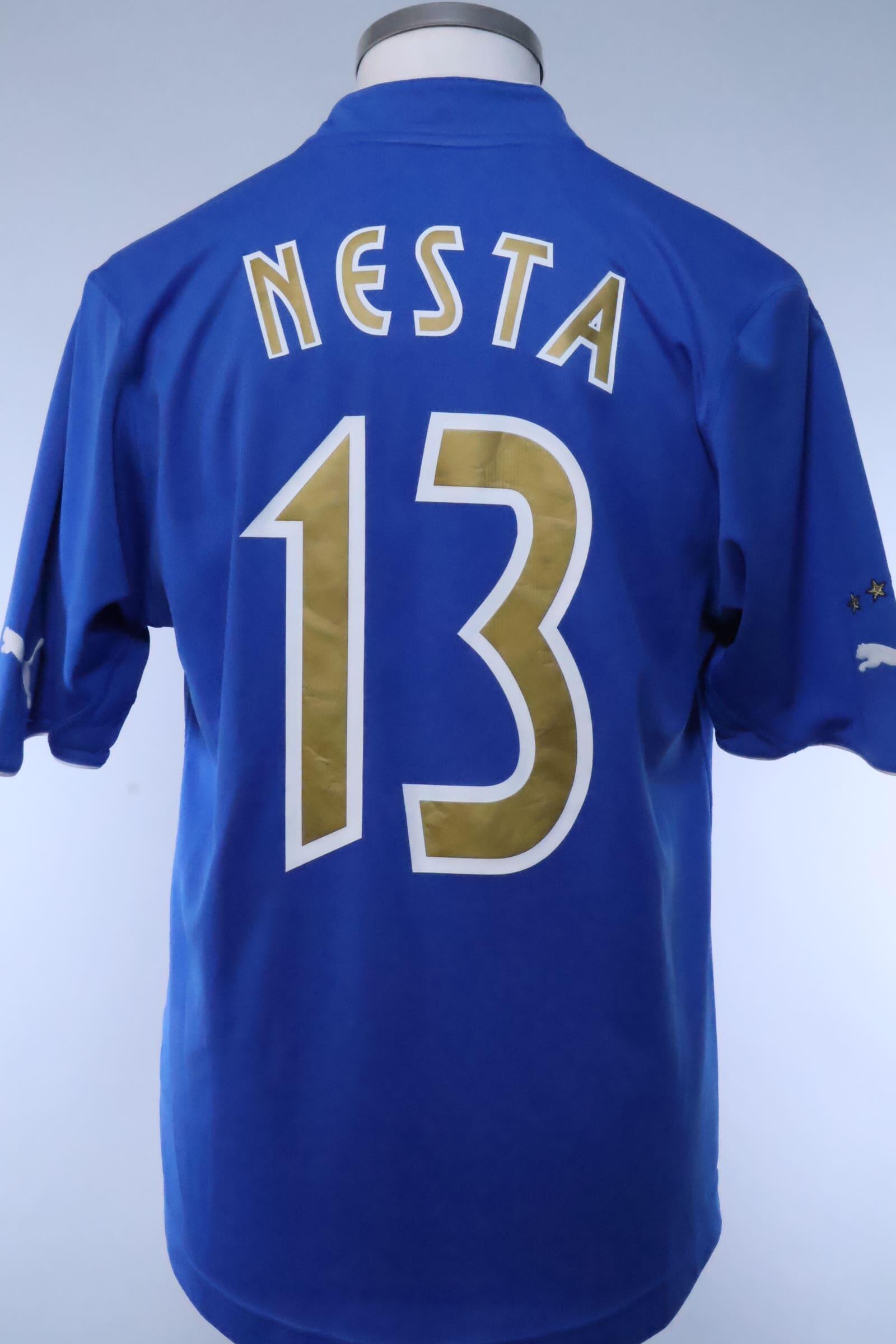 Italy 2003/04 Nesta #13 Home Shirt - S Authenic Original Football Shirt