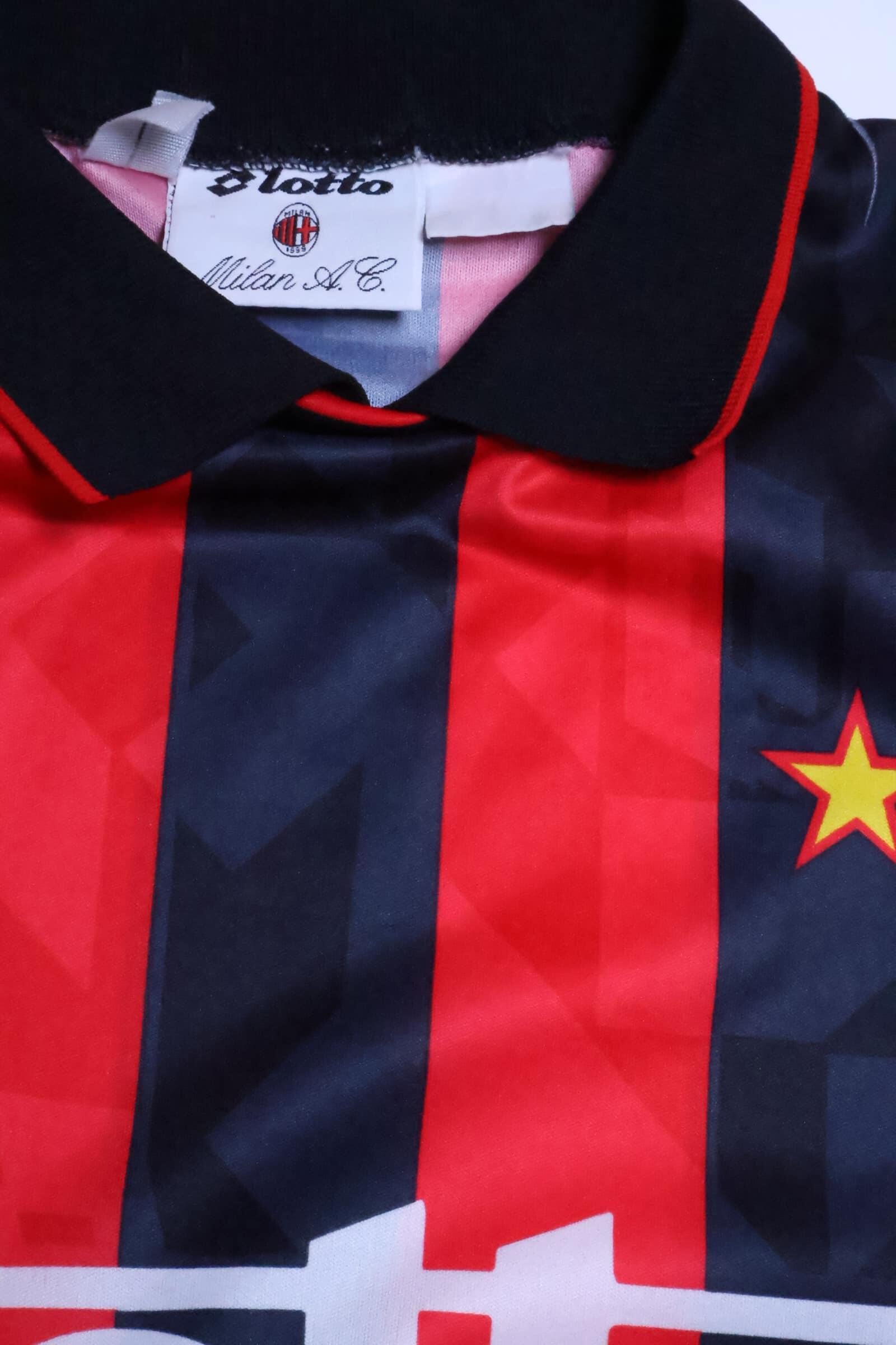 Ac Milan 1993/94 Home Shirt - L Authenic Original Football Shirt