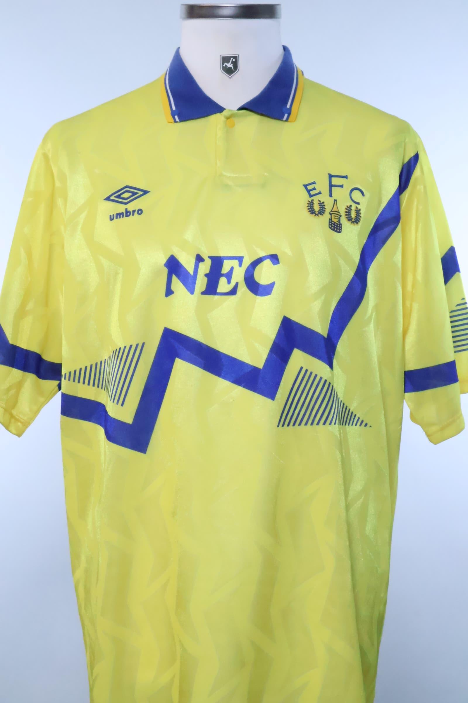 Everton 1990/92 Away Shirt - LAuthentic Original Football Shirt