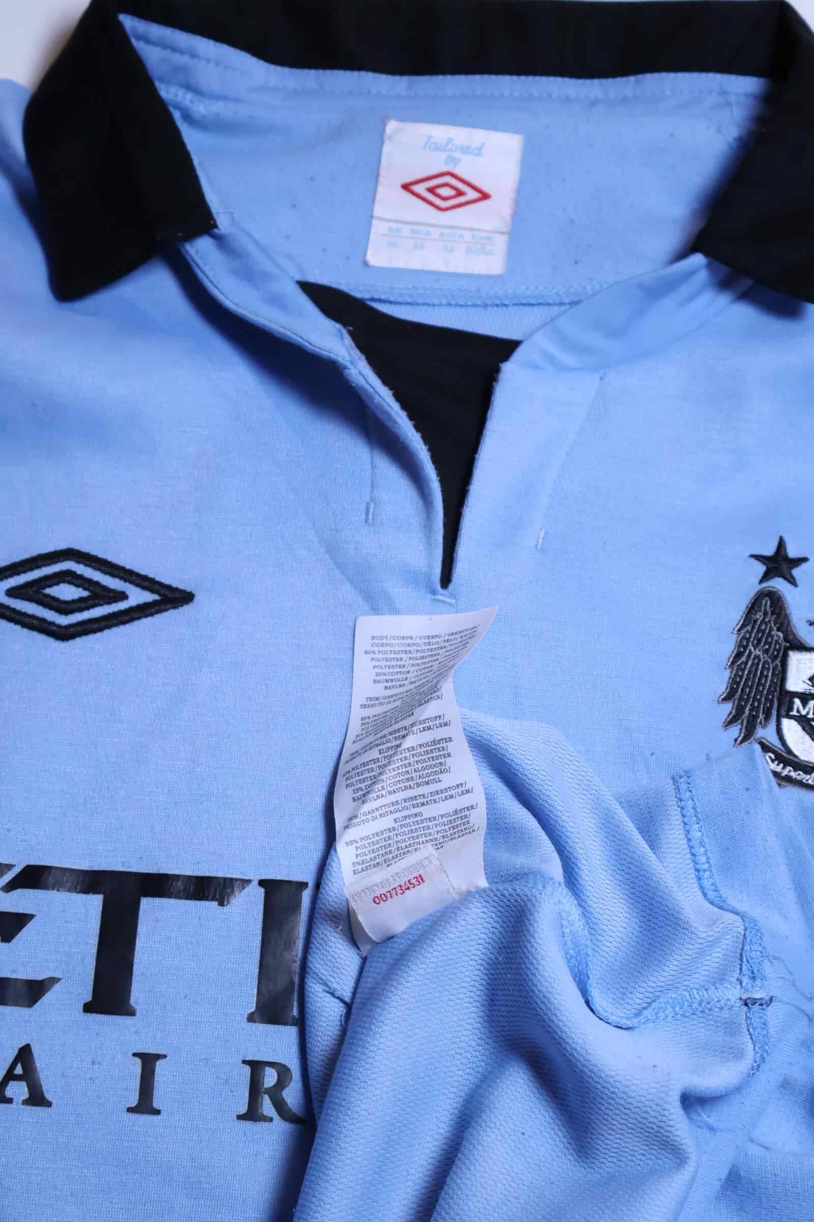 Manchester City 2012/13 Tevez #32 Home Shirt - L Authenic Original Football Shirt