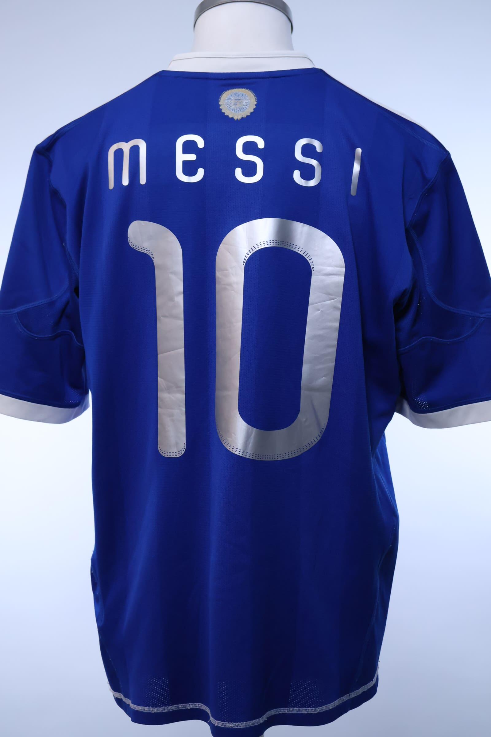 Argentina 2010/11 Messi #10 World Cup Away Shirt - M Authenic Original Football Shirt