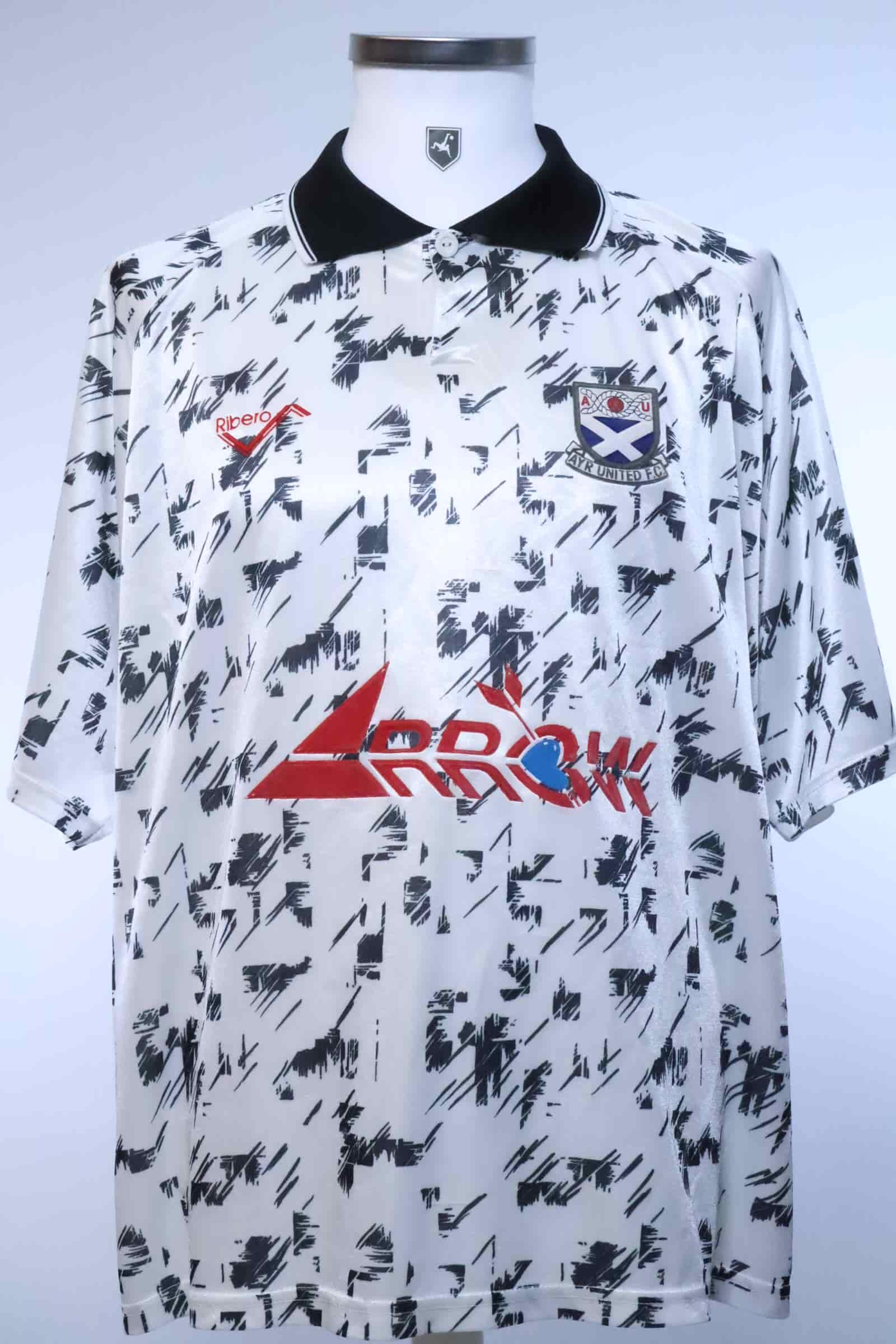 Ayr United 1992/93 Home Shirt - XL- FRONT