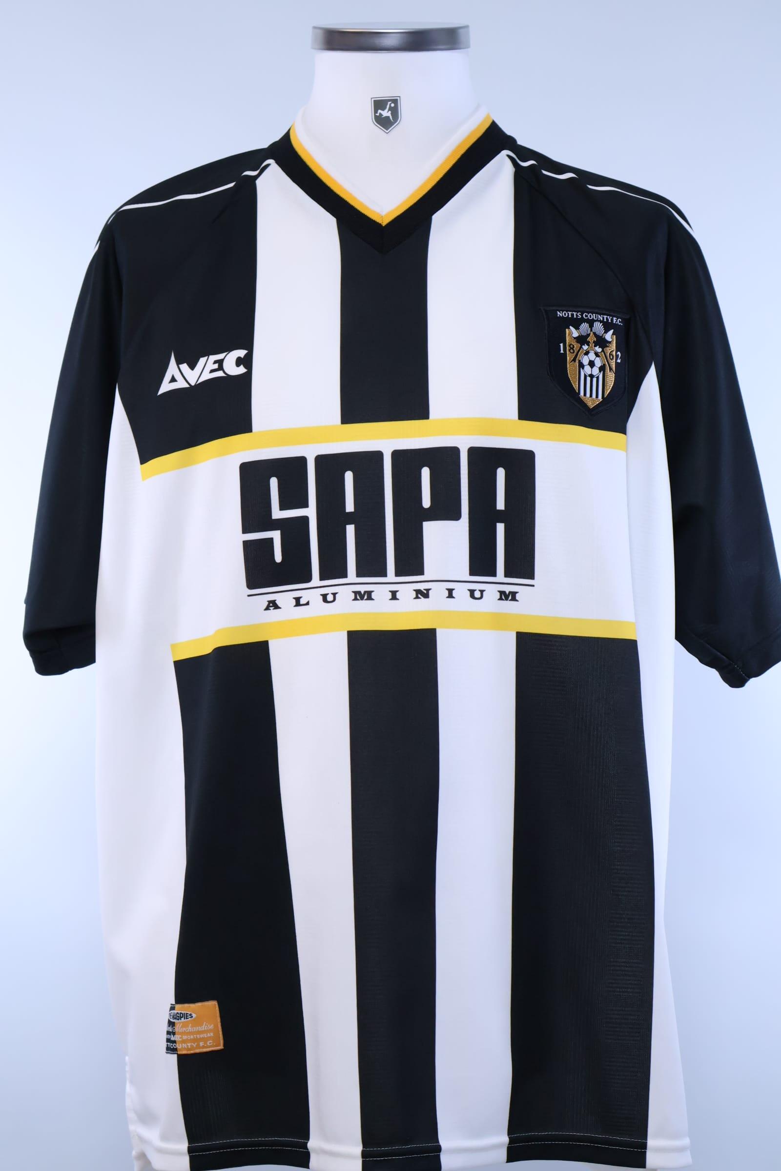 Notts County 1999/00 Home Shirt - XL- FRONT