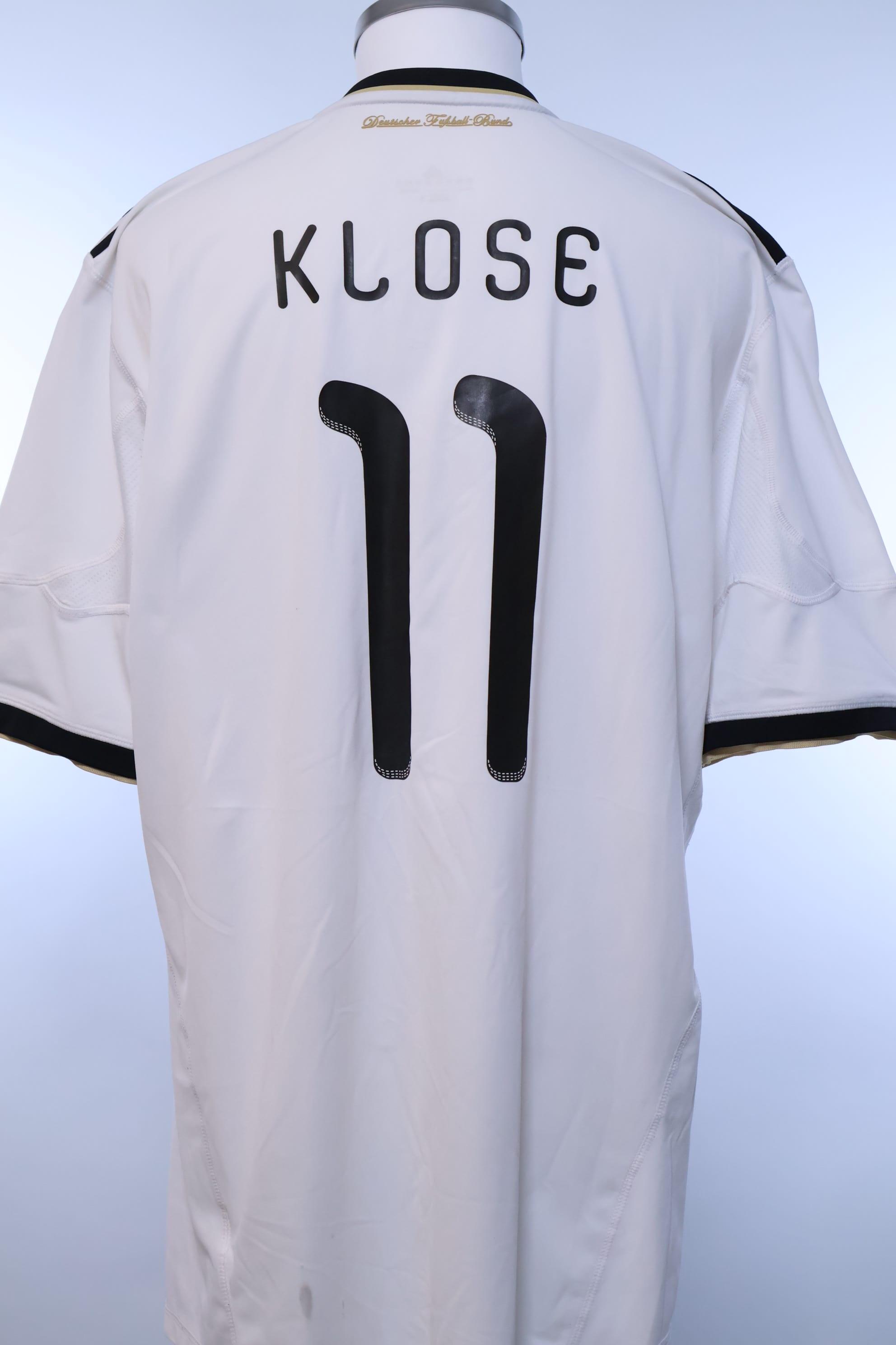 Germany 2010/11 Klose #11 World Cup Home Shirt - XL- BACK