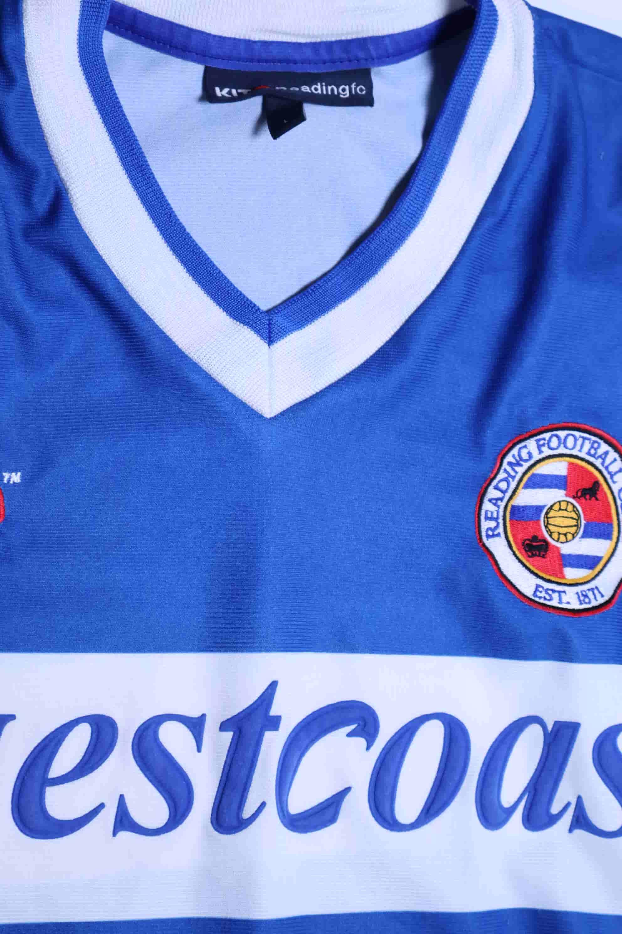 Reading F.C 2001/03 Home Shirt - L- TAGS