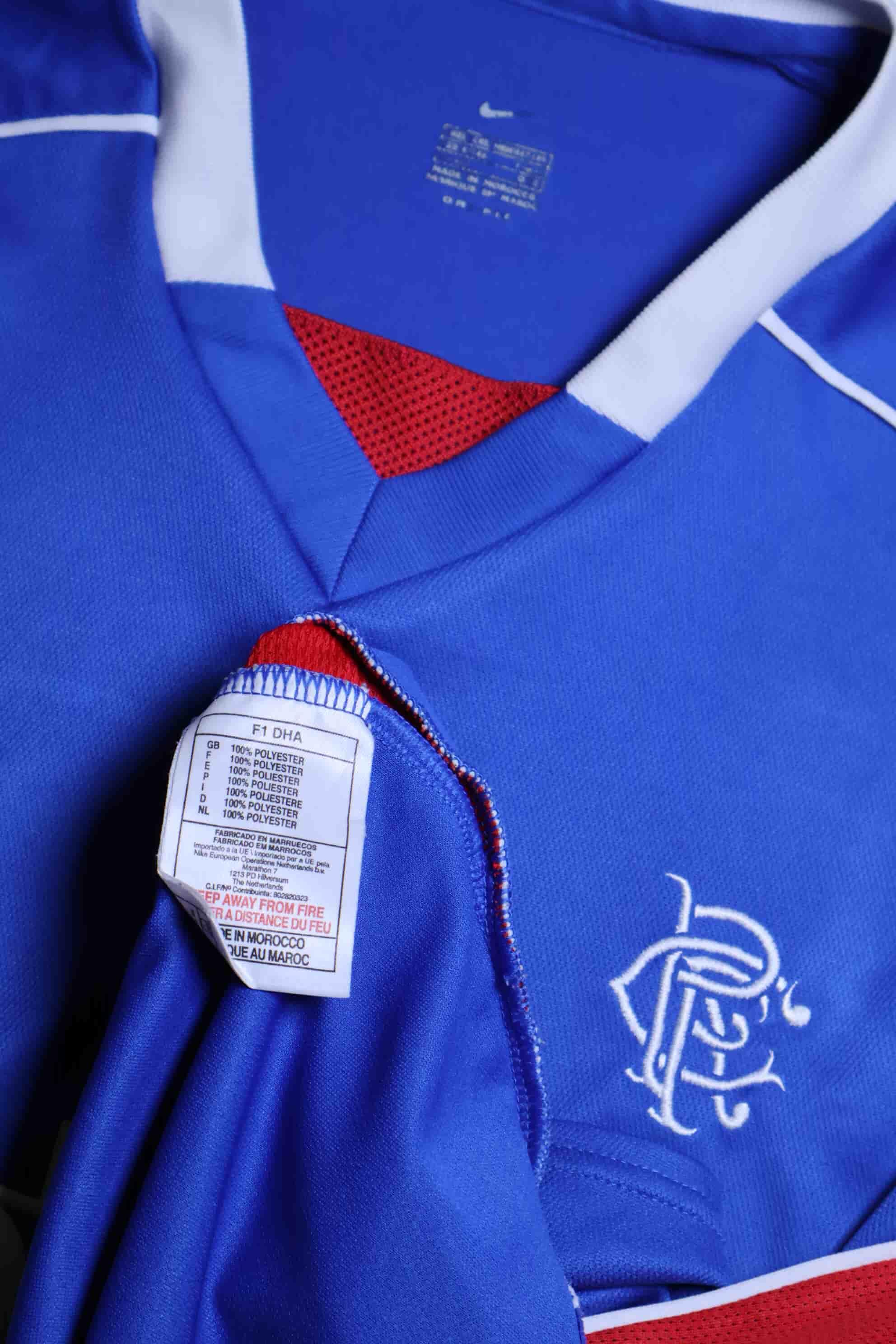 Rangers Fc 2001/02 Home Shirt - XXL- TAGS
