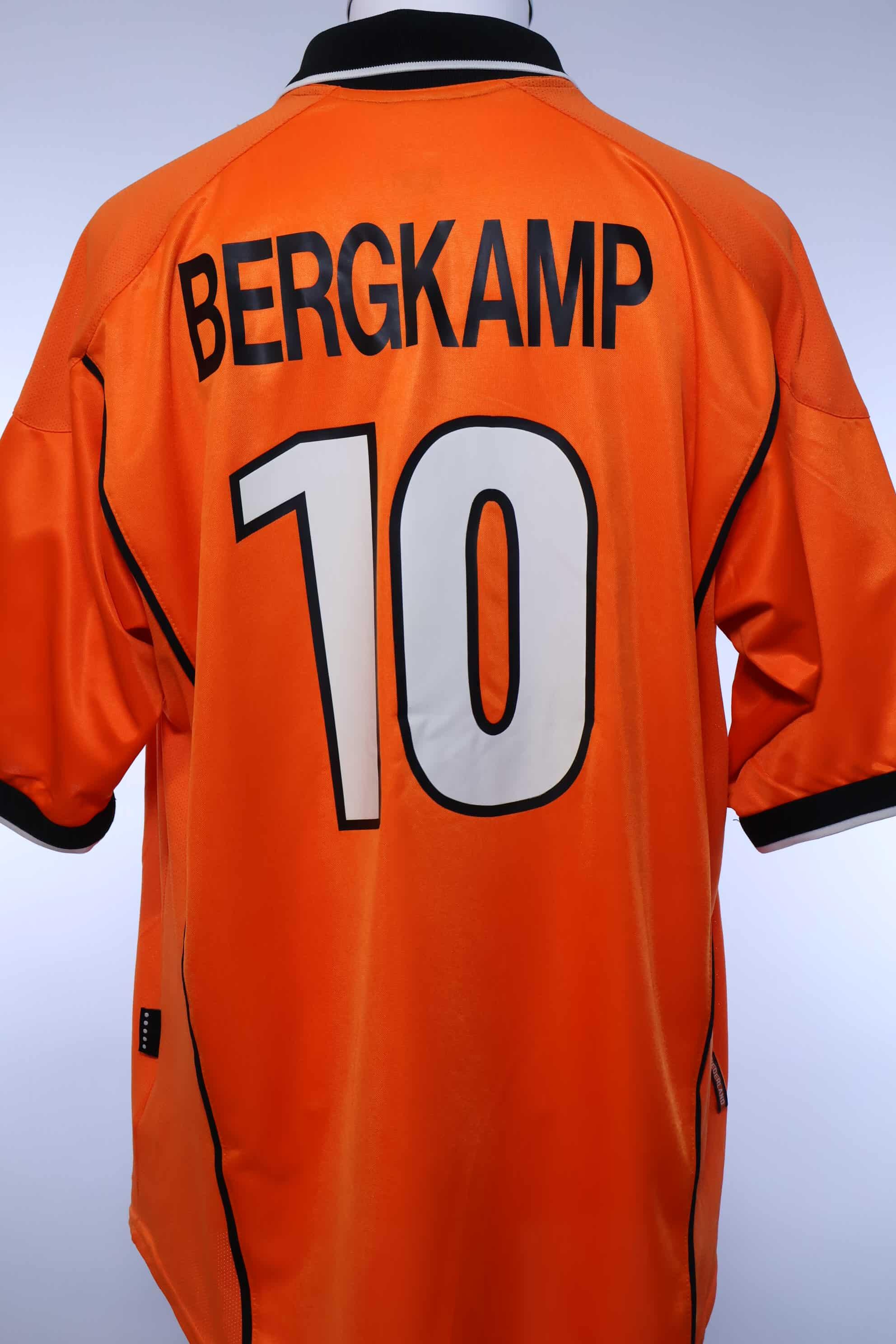 Netherlands 1998/00 Bergkamp #10 Home Shirt - XL- BACK