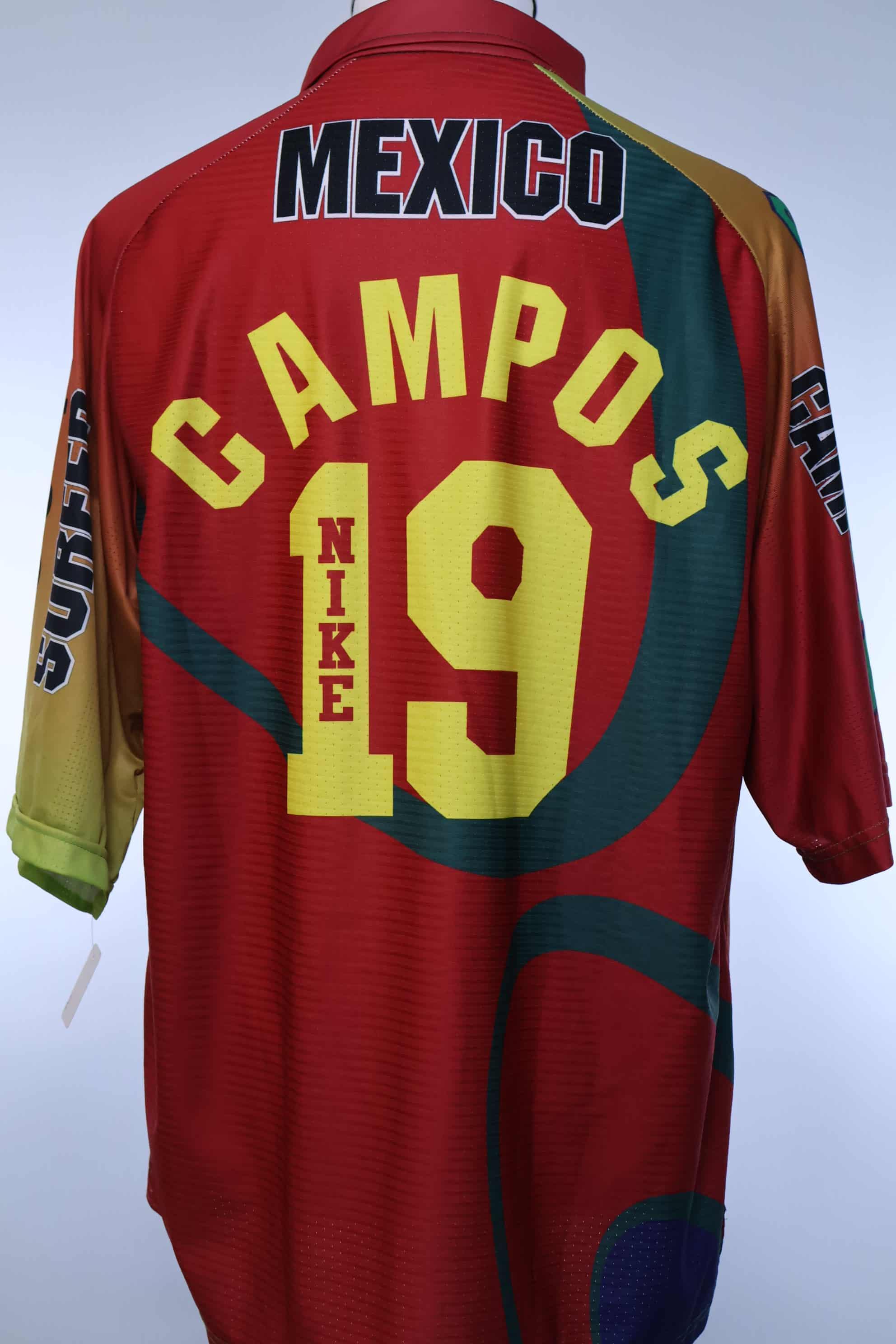 Mexico 1996/ Campos #1 Goalkeeper Shirt - L- BACK