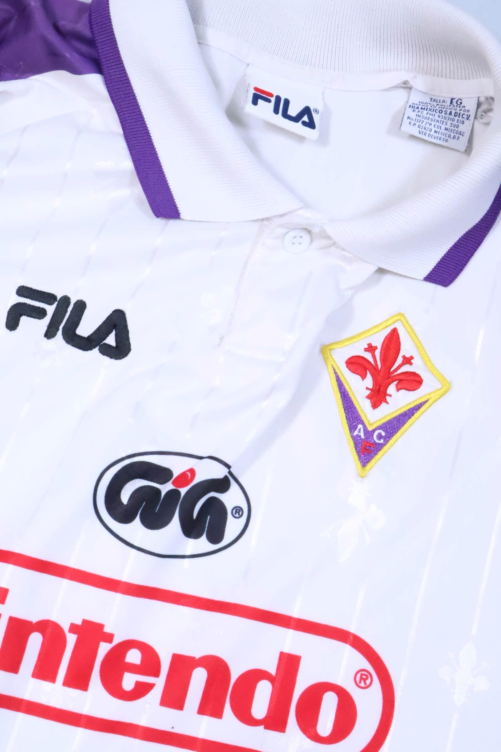 Fiorentina 1998/99 Away Shirt - L Authenic Original Football Shirt