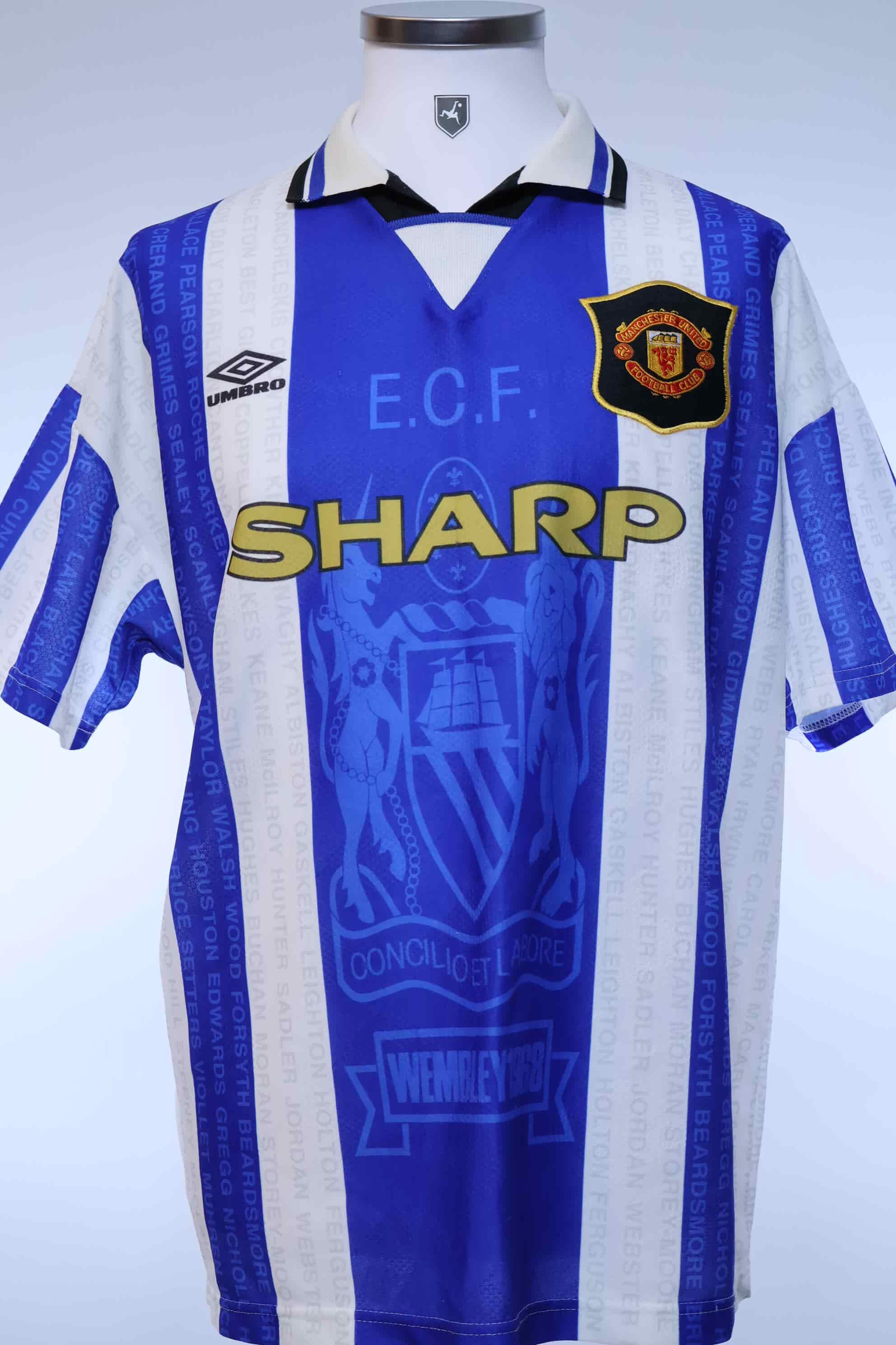 Manchester United 1994/96 Third Shirt - L- FRONT