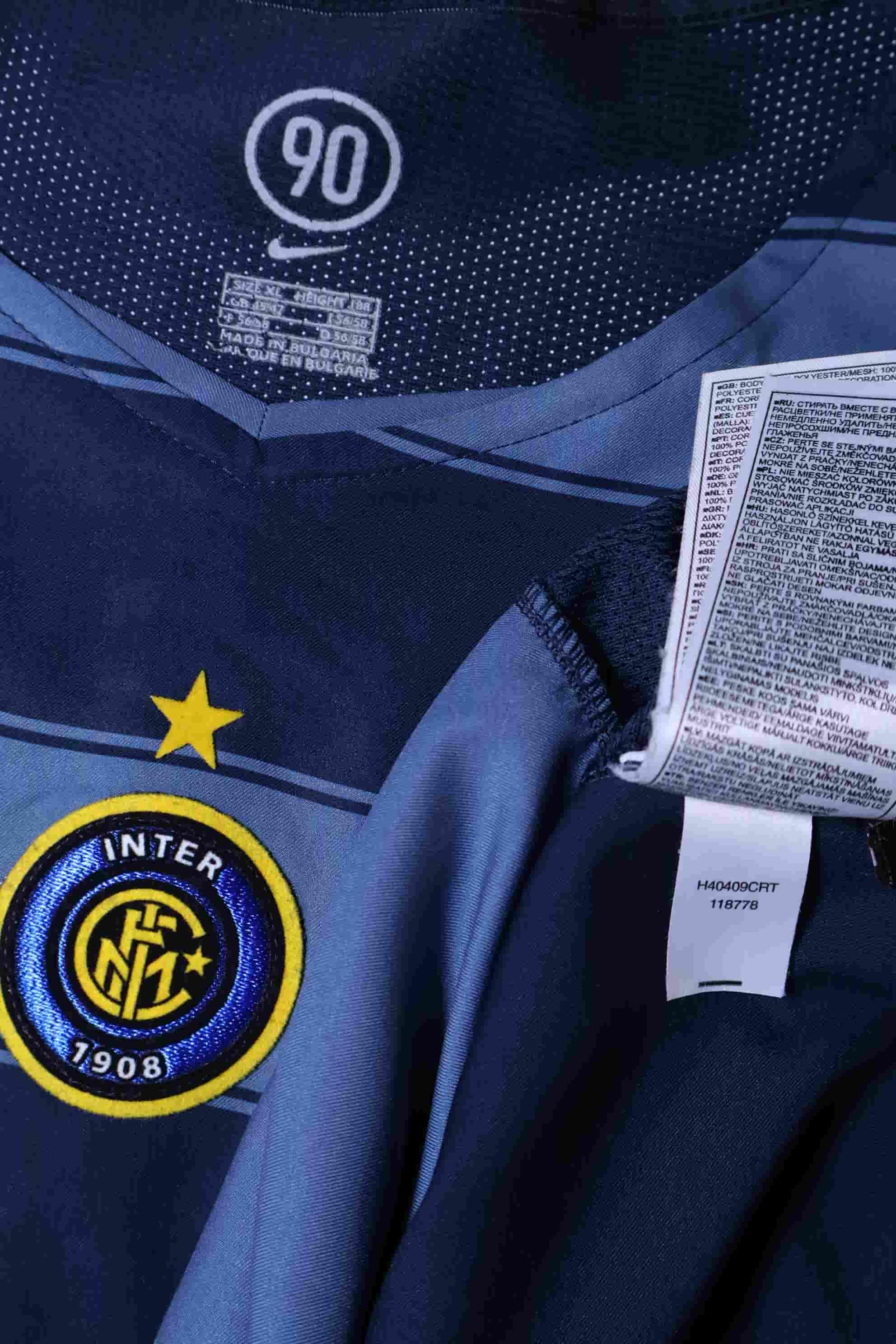 Inter Milan Adriano #10 2004/06 Third Shirt - XL- TAGS