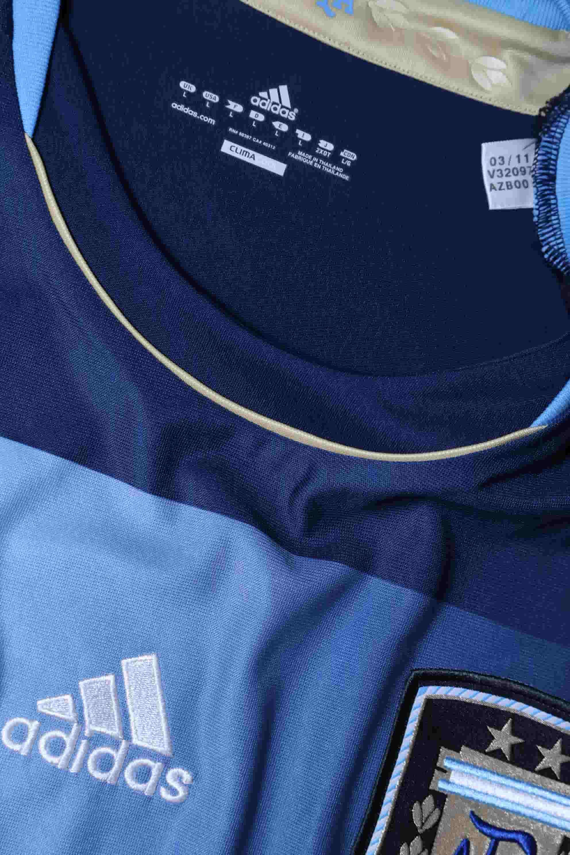 Argentina Messi #10 2011/ Away Shirt - L- TAGS