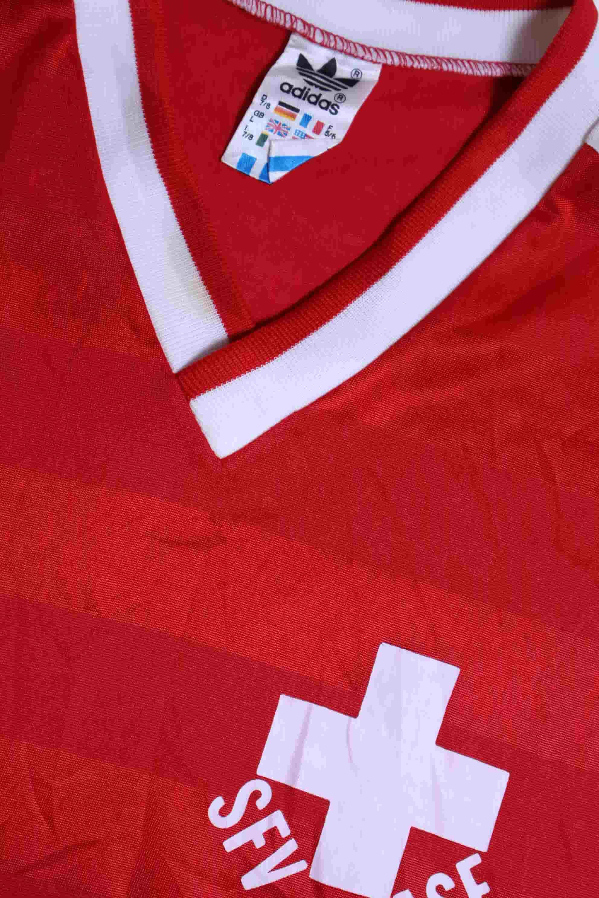 Switzerland 1984/86 Home Shirt - L- TAGS