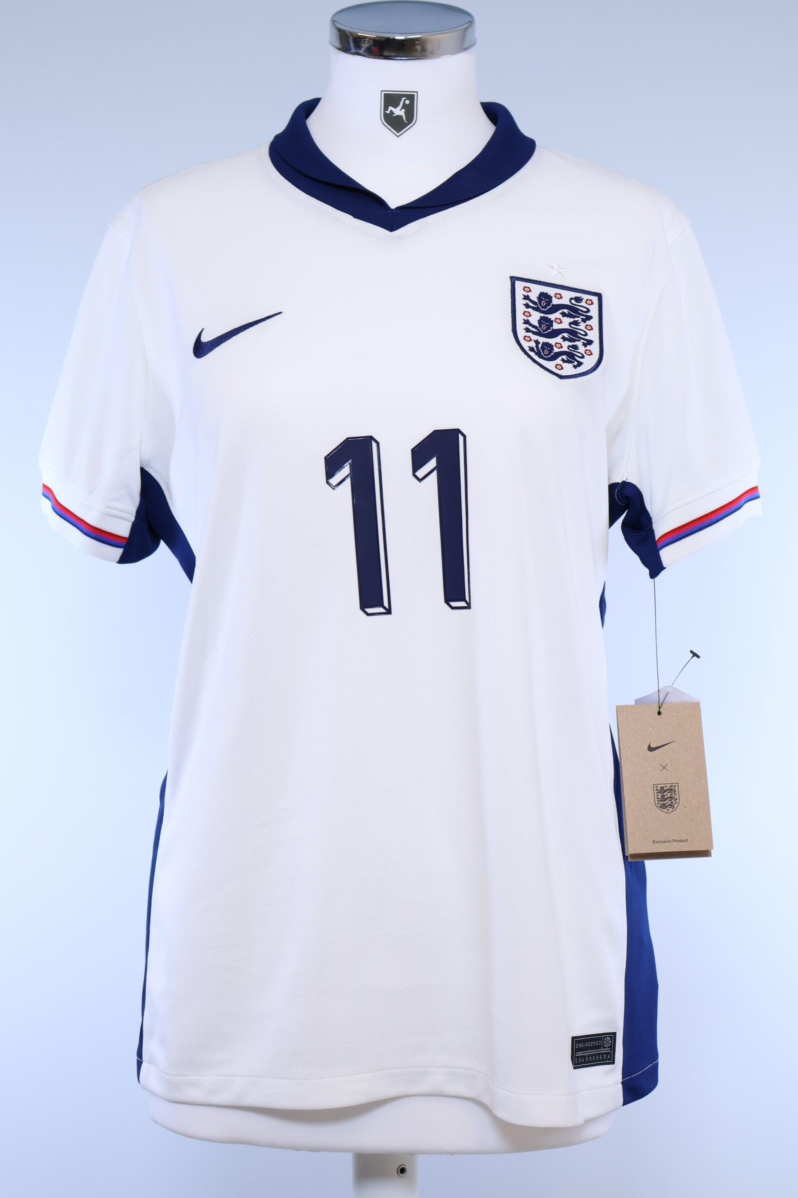 England Lionesses 2024/25 Hemp #11 Home Shirt - M (Womens) Authenic Original Football Shirt