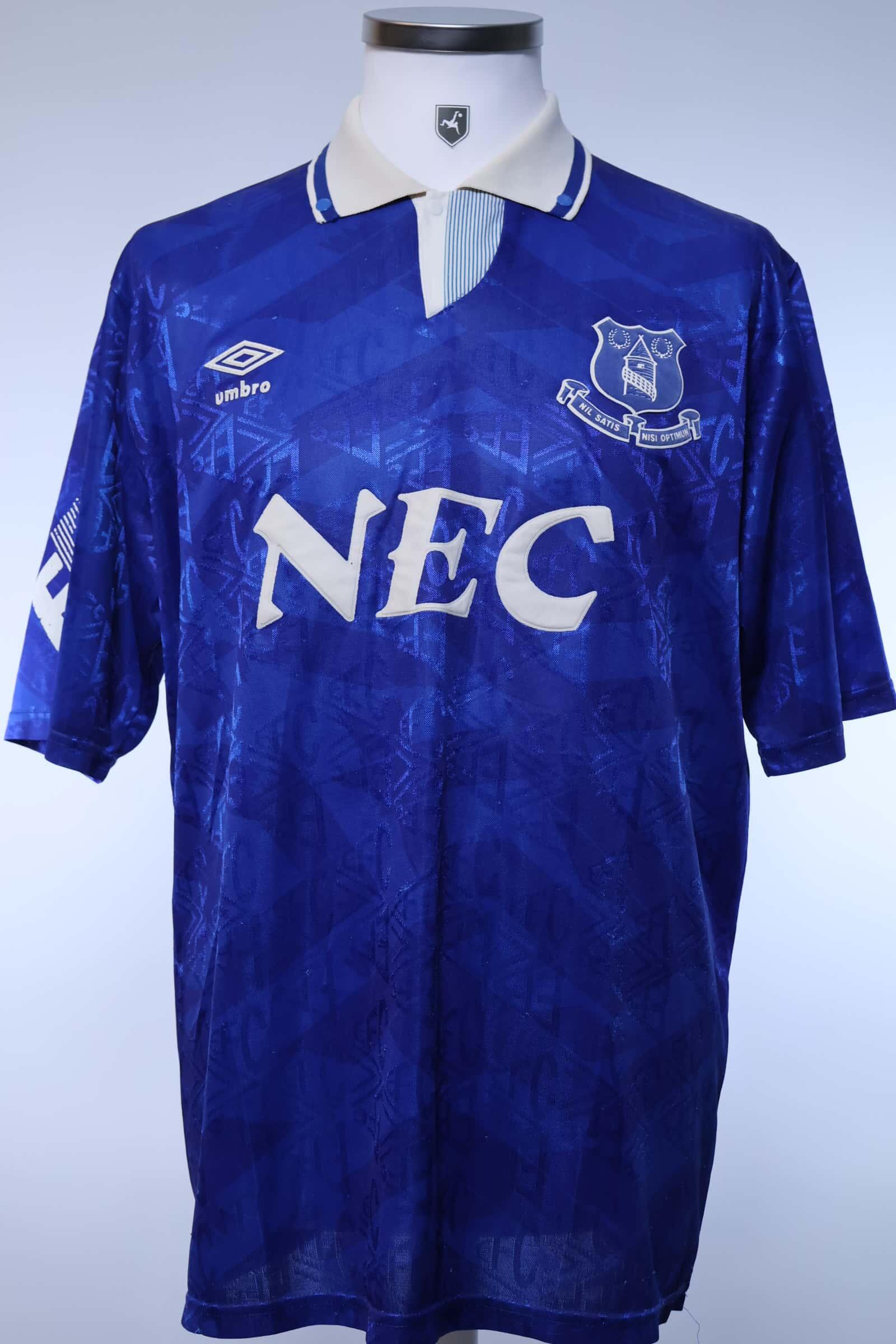 Everton 1991/93 Home Shirt - XL- FRONT