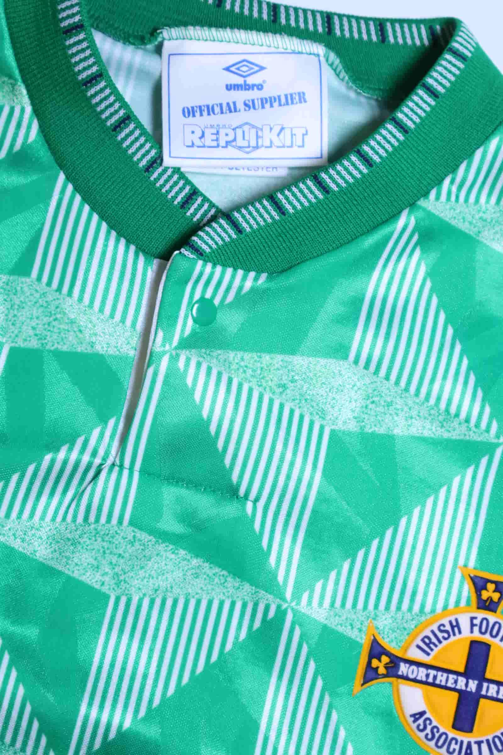 Northern Ireland 1990/92 Home Shirt - L- TAGS
