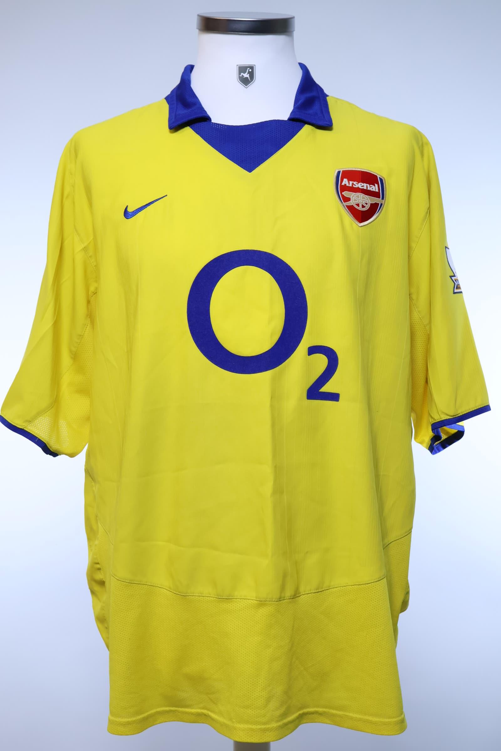 Arsenal Pires #7 2003/04 Away Shirt - XL- BACK