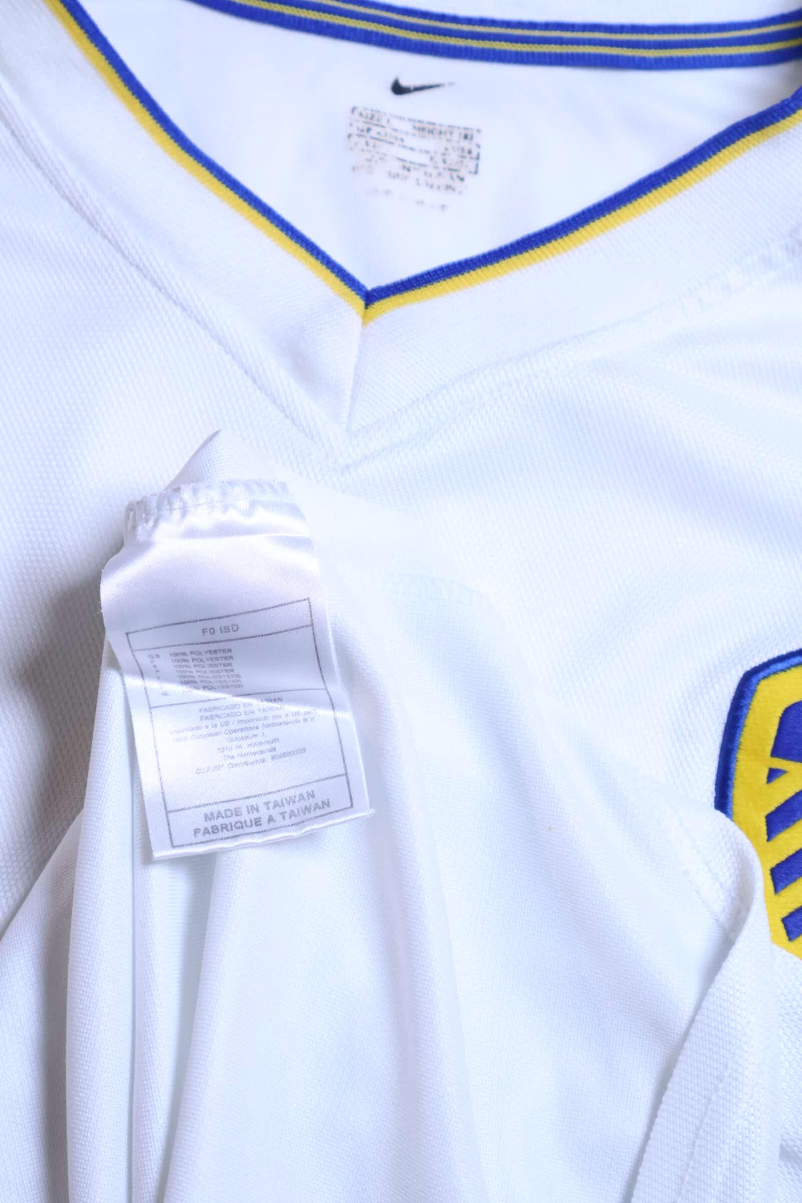 Leeds United 2000/01 Home Shirt - L- TAGS