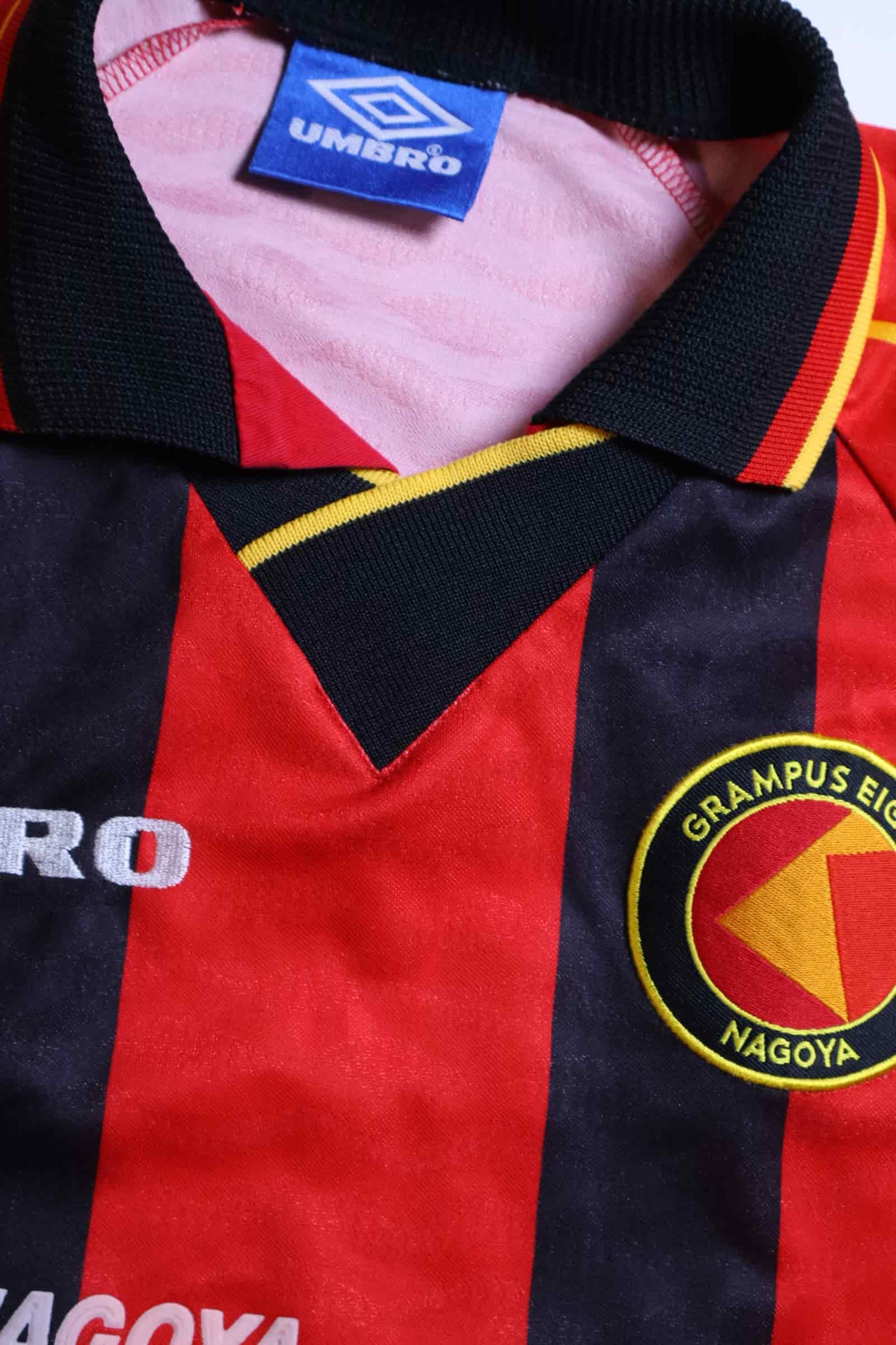 Nagoya Grampus Eight 1996/98 Home Shirt - M- TAGS