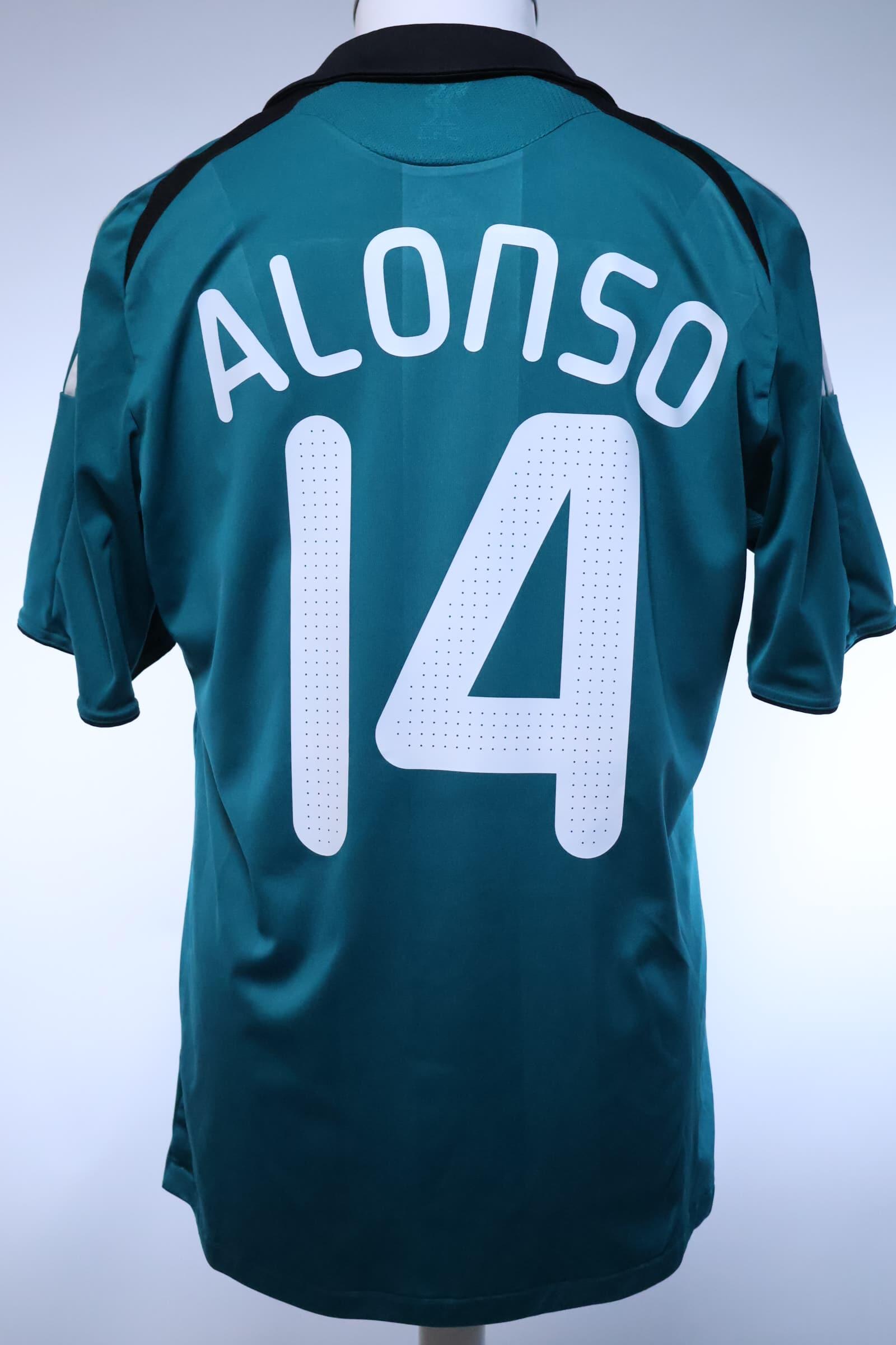 Liverpool F.C Al Onso #14 2008/09 Third Shirt - M- FRONT